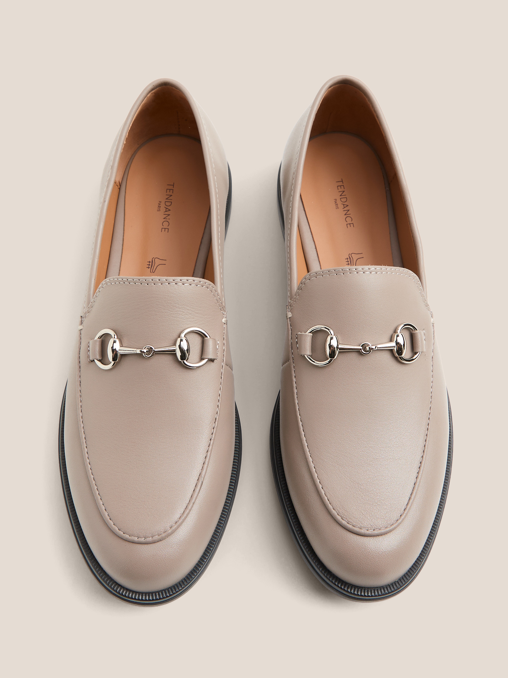Женские лоферы TENDANCE 4710941, бежево-серый