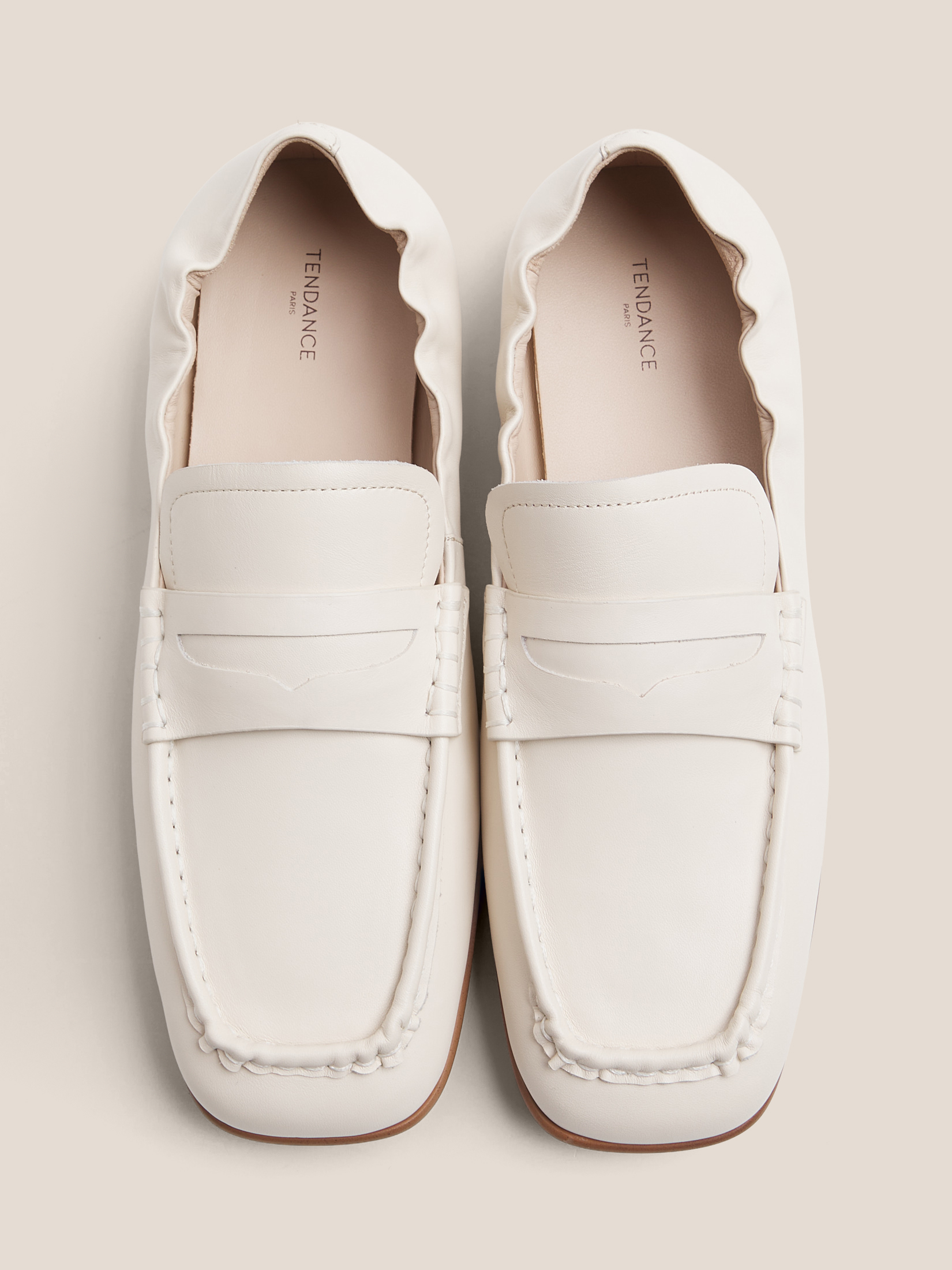 Женские лоферы TENDANCE 4663441, молочно-белый