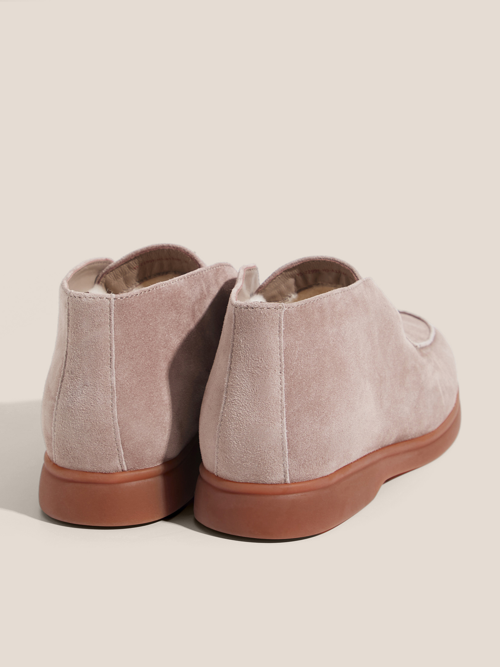 Женские высокие лоферы TENDANCE 4748305, пыльно-розовый