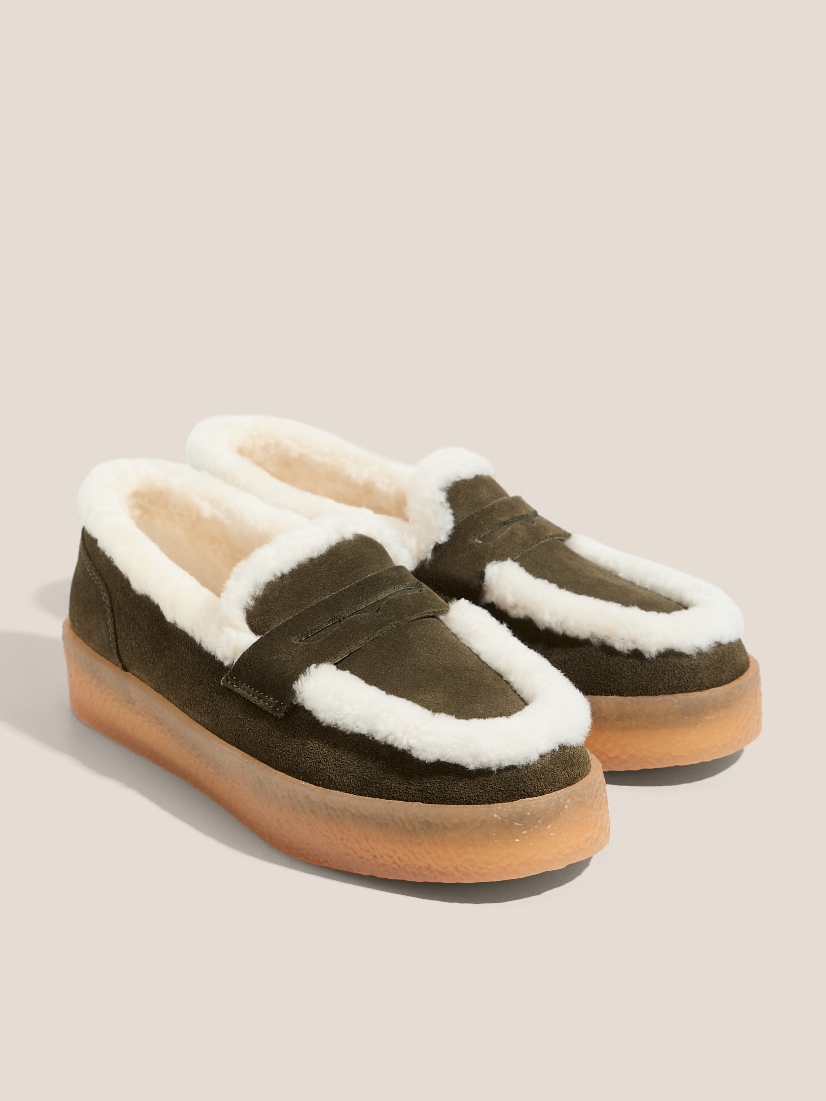 Женские лоферы TENDANCE 4597611, хаки