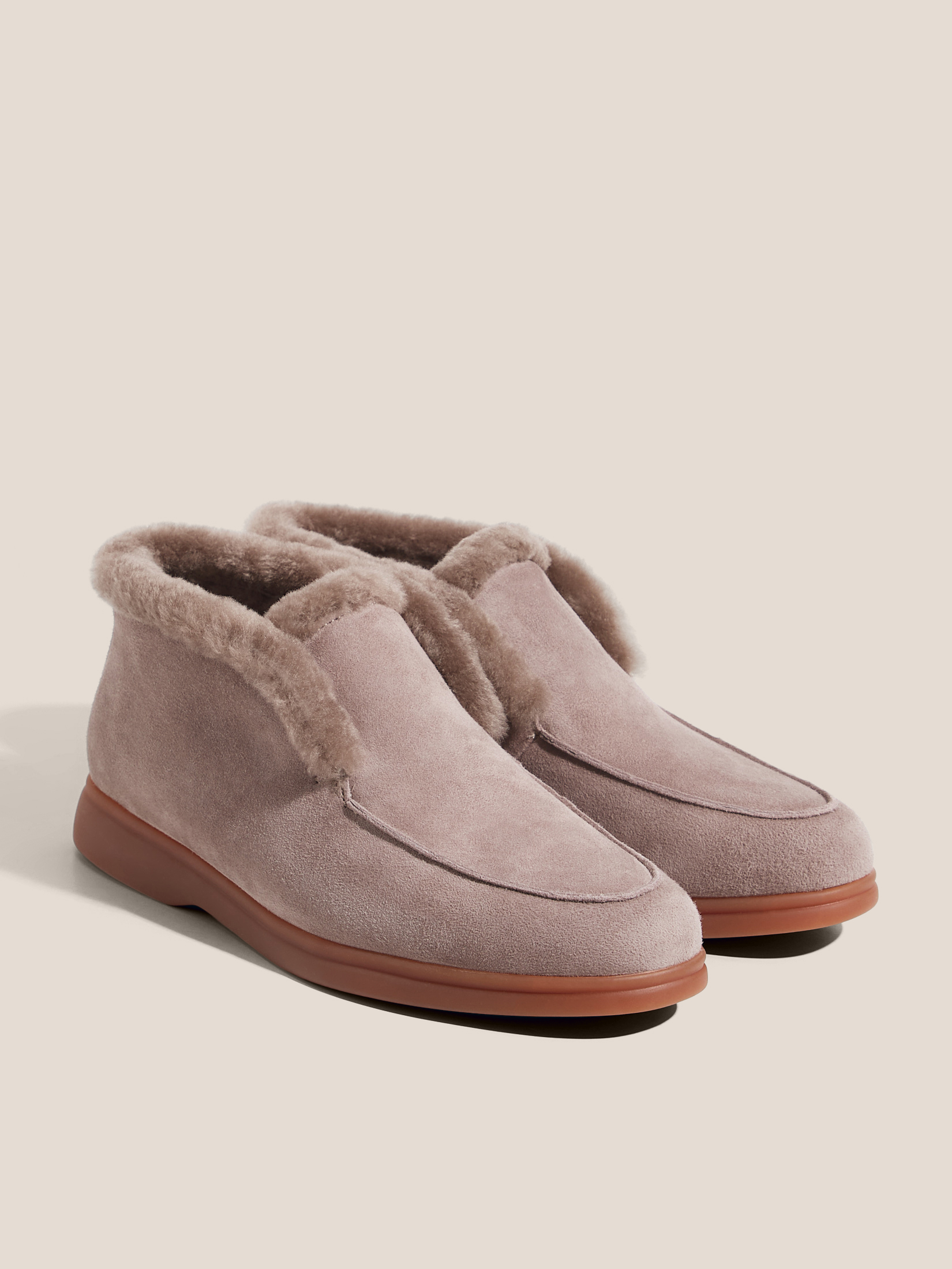 Женские высокие лоферы TENDANCE 4747962, розово-коричневый