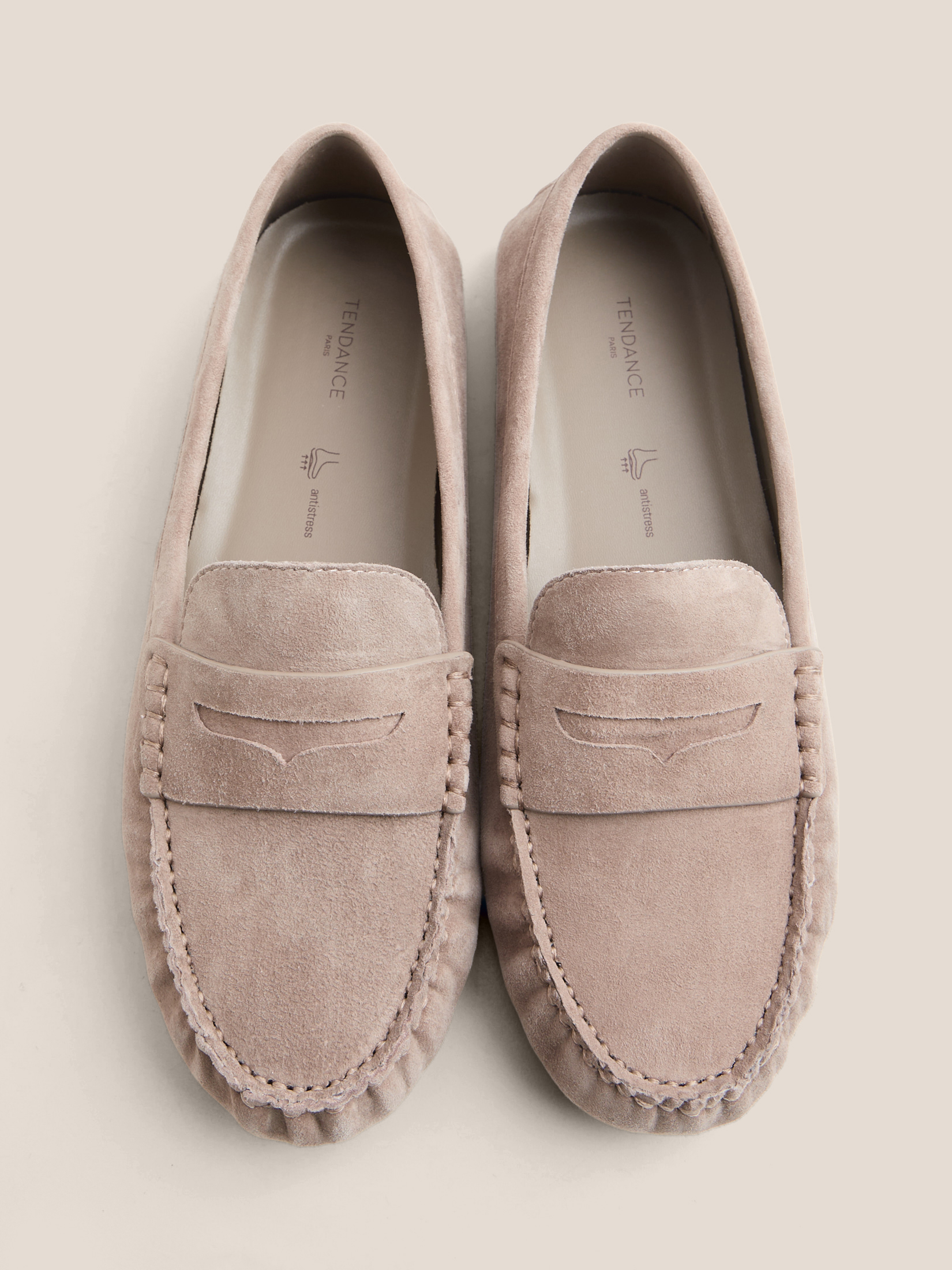 Женские мокасины TENDANCE 4599675, серо-бежевый