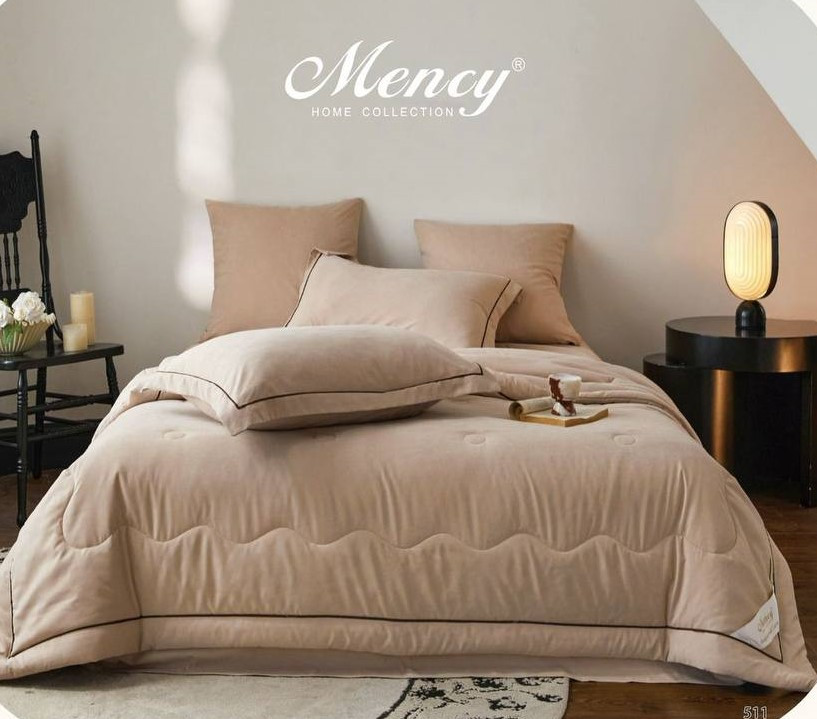 Одеяло Mency с простыней и наволочками Бархат Сатин ODMEBRS01