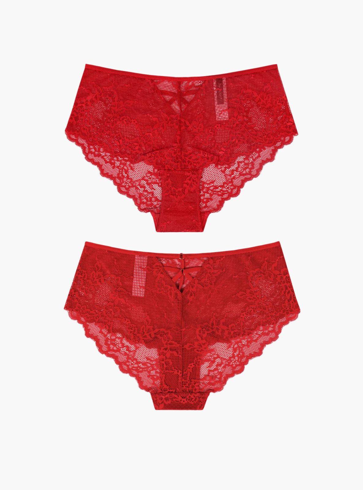 Кружевные трусы бразилиана со стрепами Indefini (Арт. 1201WUV)