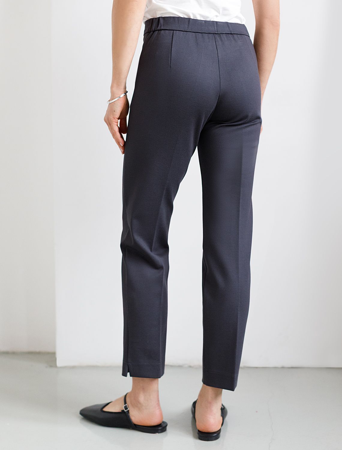 Брюки-дудочки из джерси