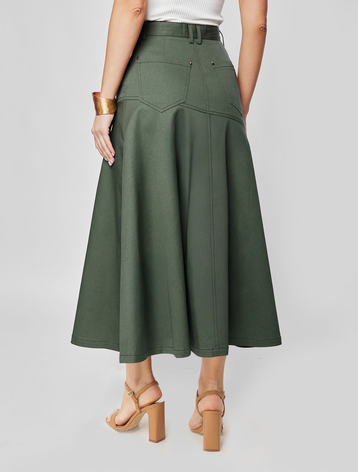 Юбка-годе из хлопка