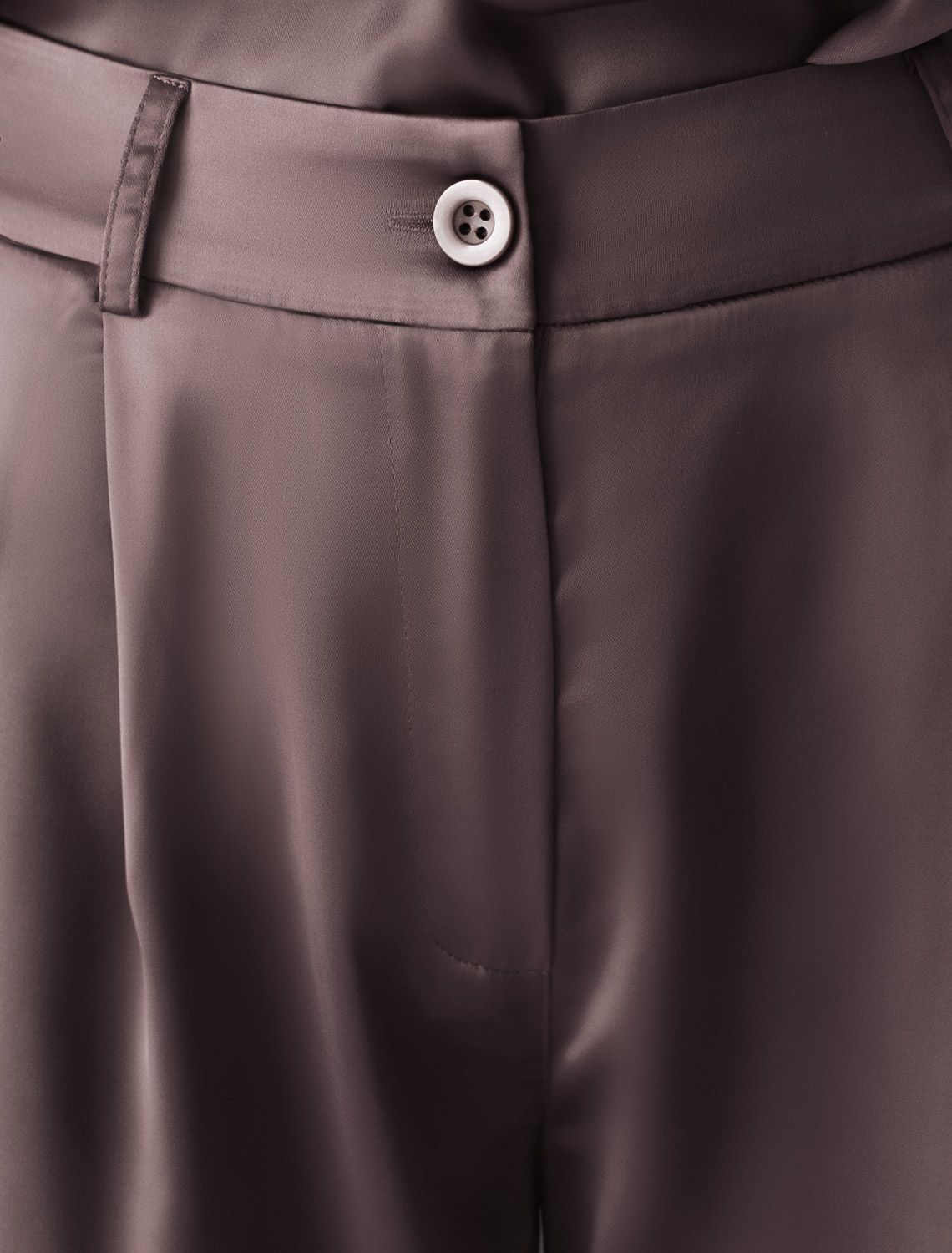 Брюки палаццо широкие из струящегося сатина