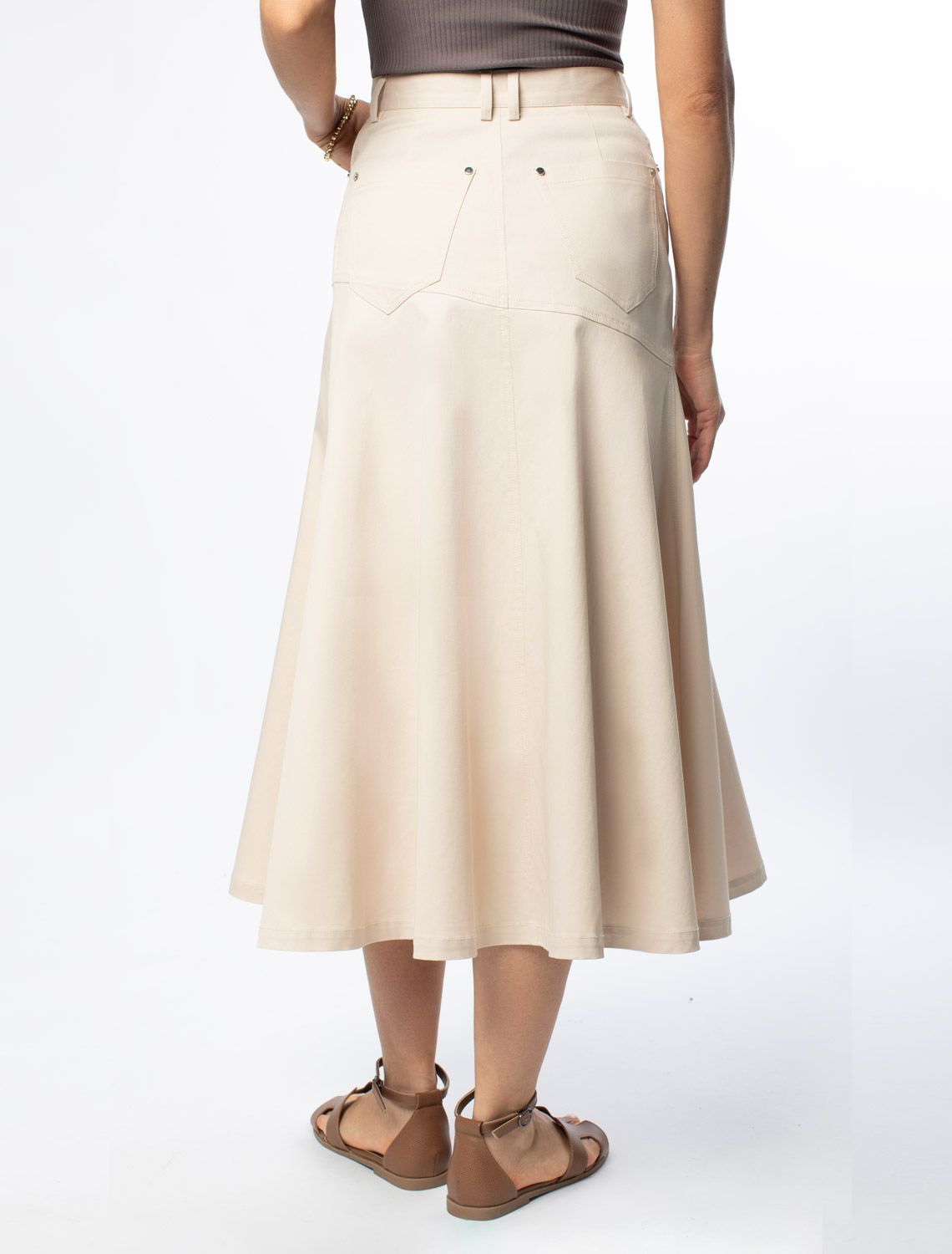 Юбка-годе из хлопка