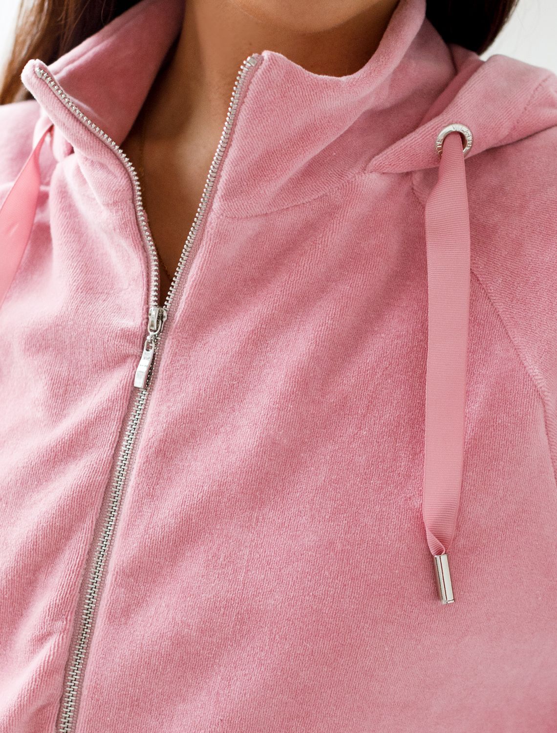 Худи из бархатистого велюра