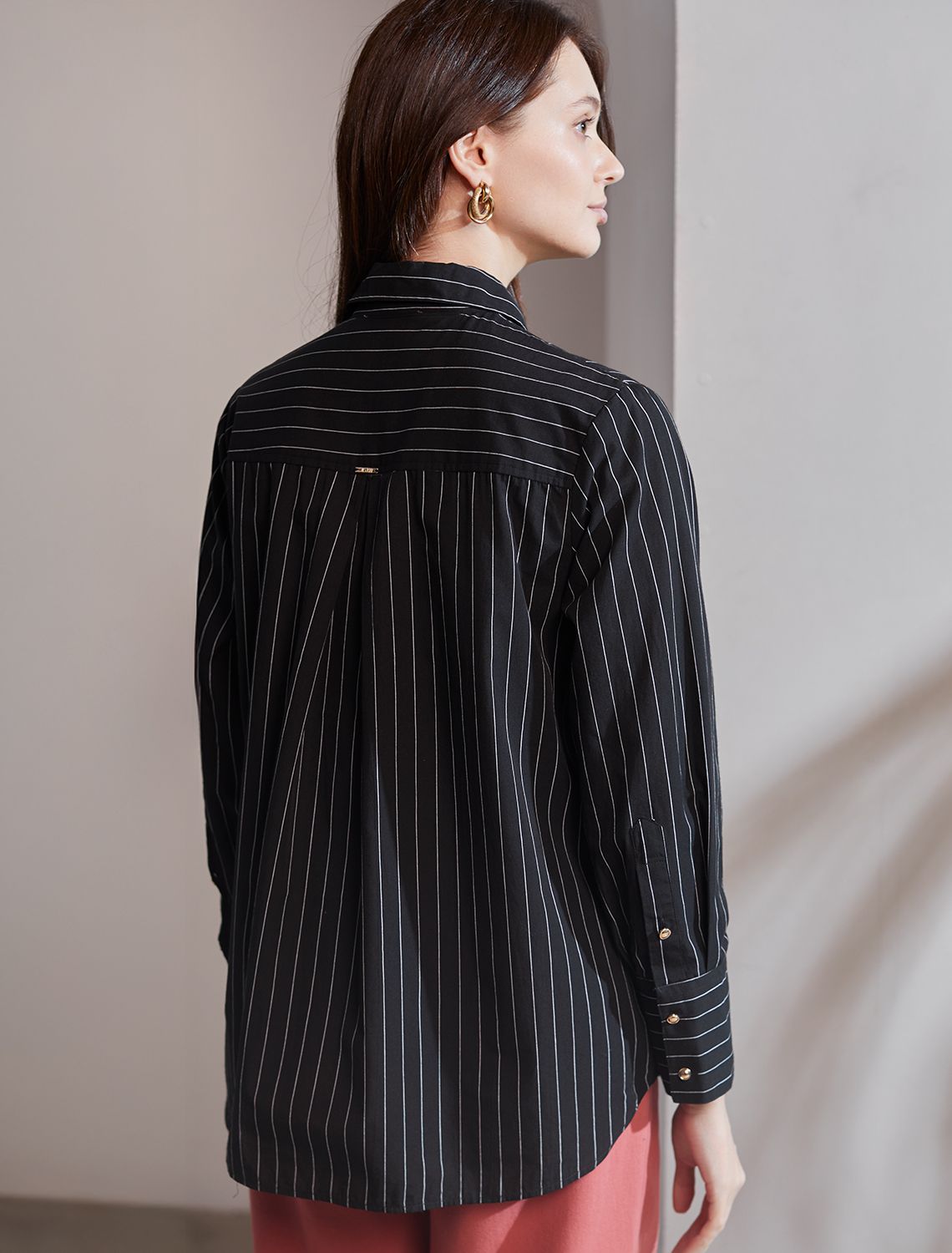 Блузка свободного силуэта из 100% хлопка