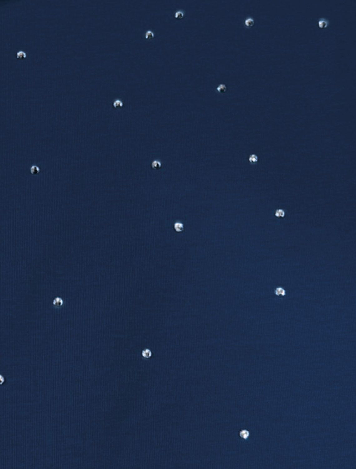 Футболка из премиального хлопка с принтом стразами