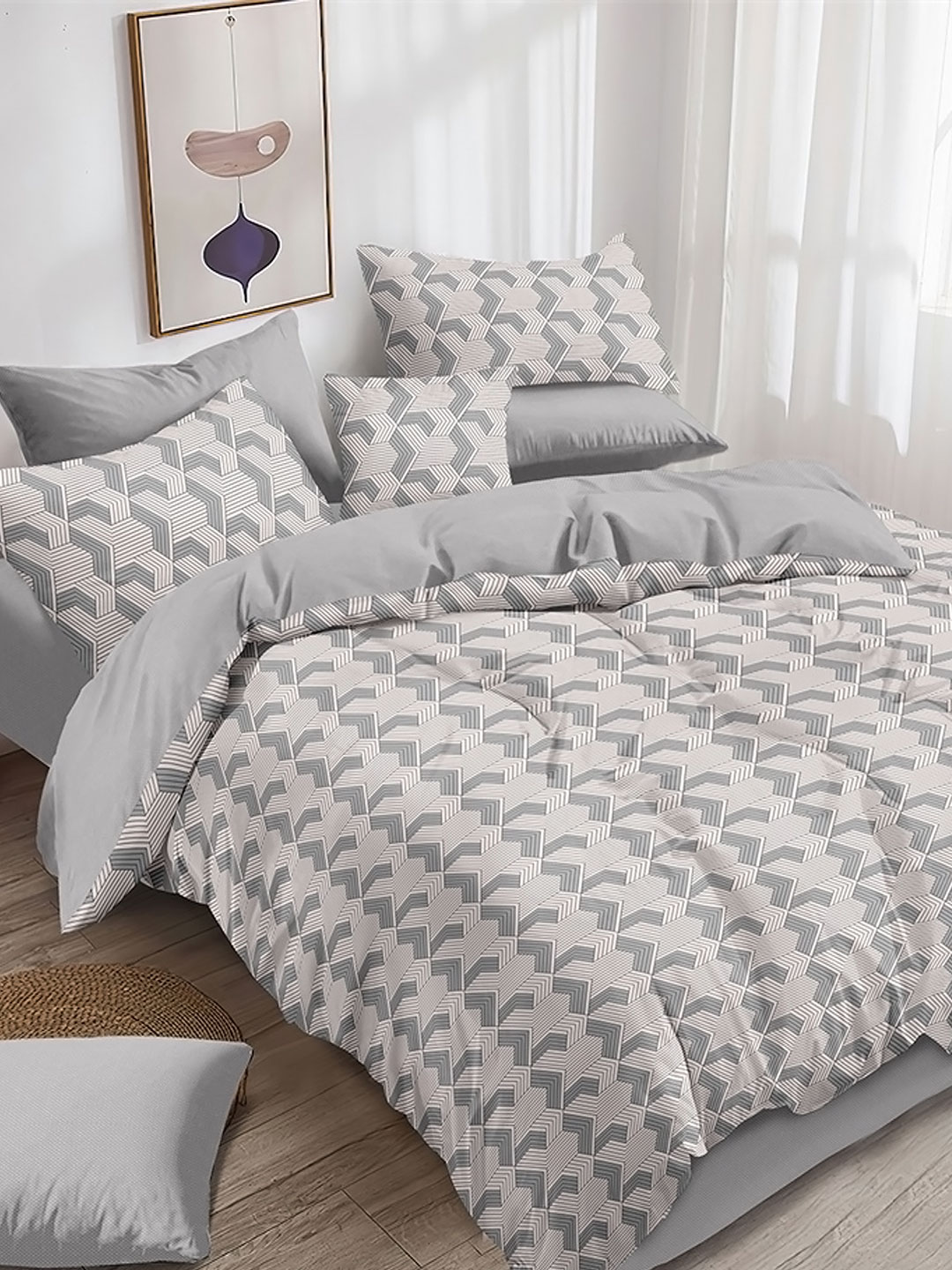 Постельное белье поплин эксклюзив на молнии - Лоренсо