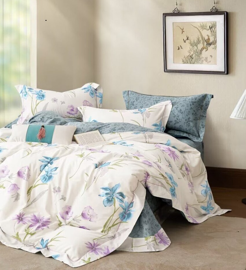 Постельное белье поплин люкс - Полевые цветы