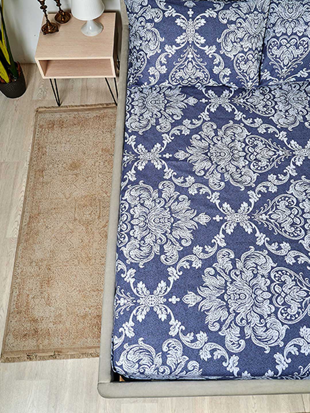 Простыня бязь - Версаль, цвет серый