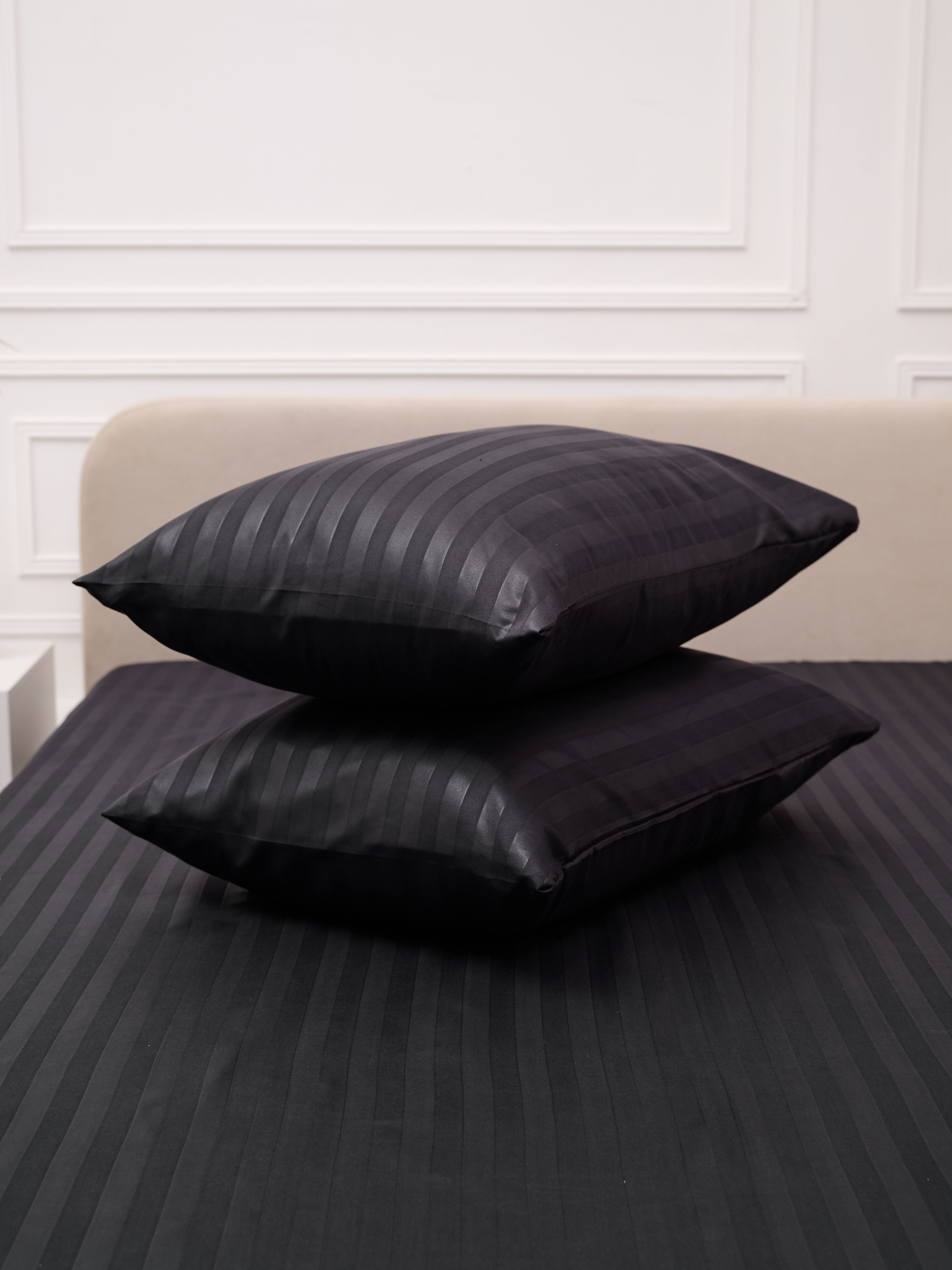 Комплект наволочек Микрофибра Страйп - Графит