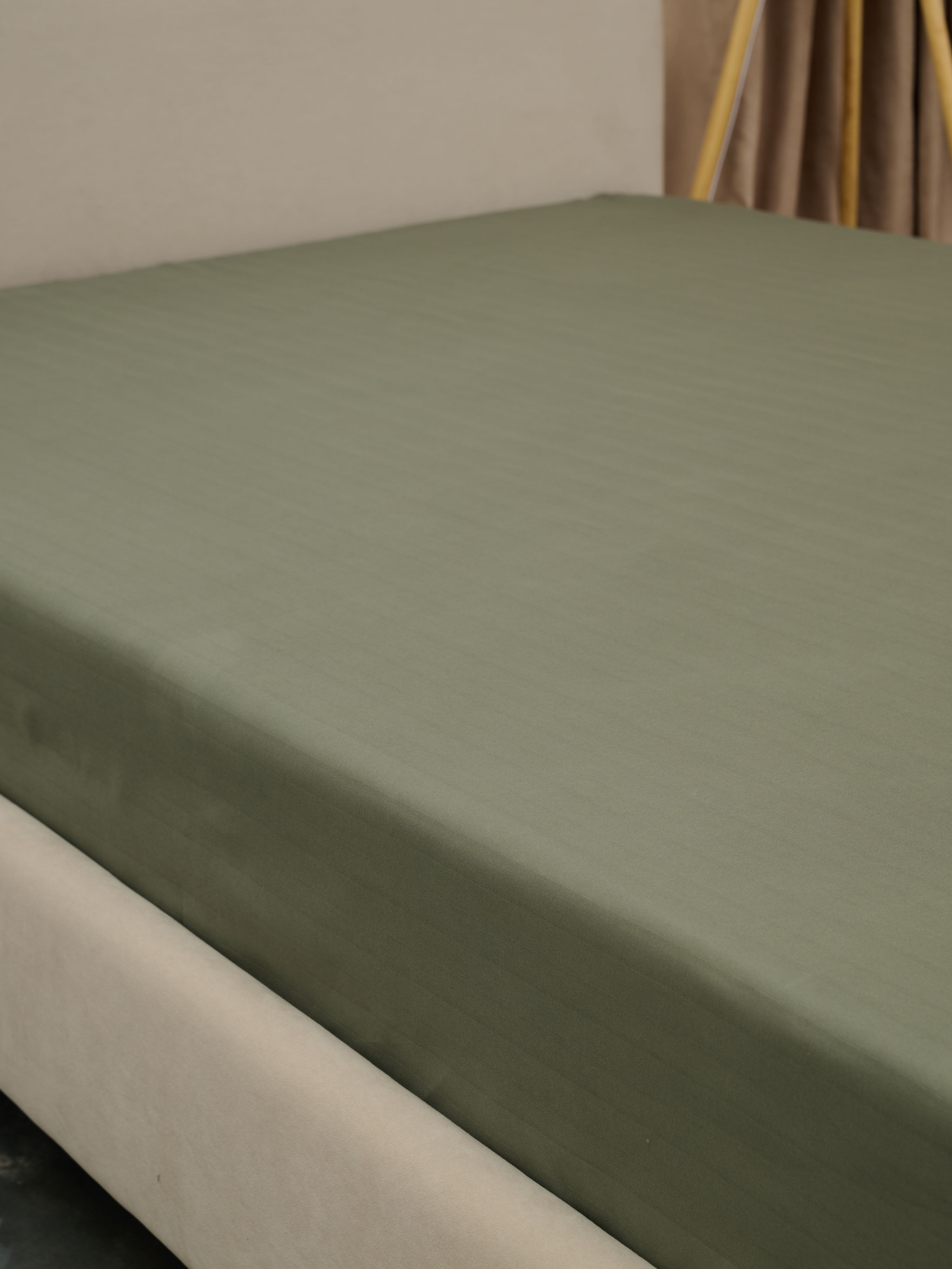 Простыня Микрофибра Страйп - Хаки