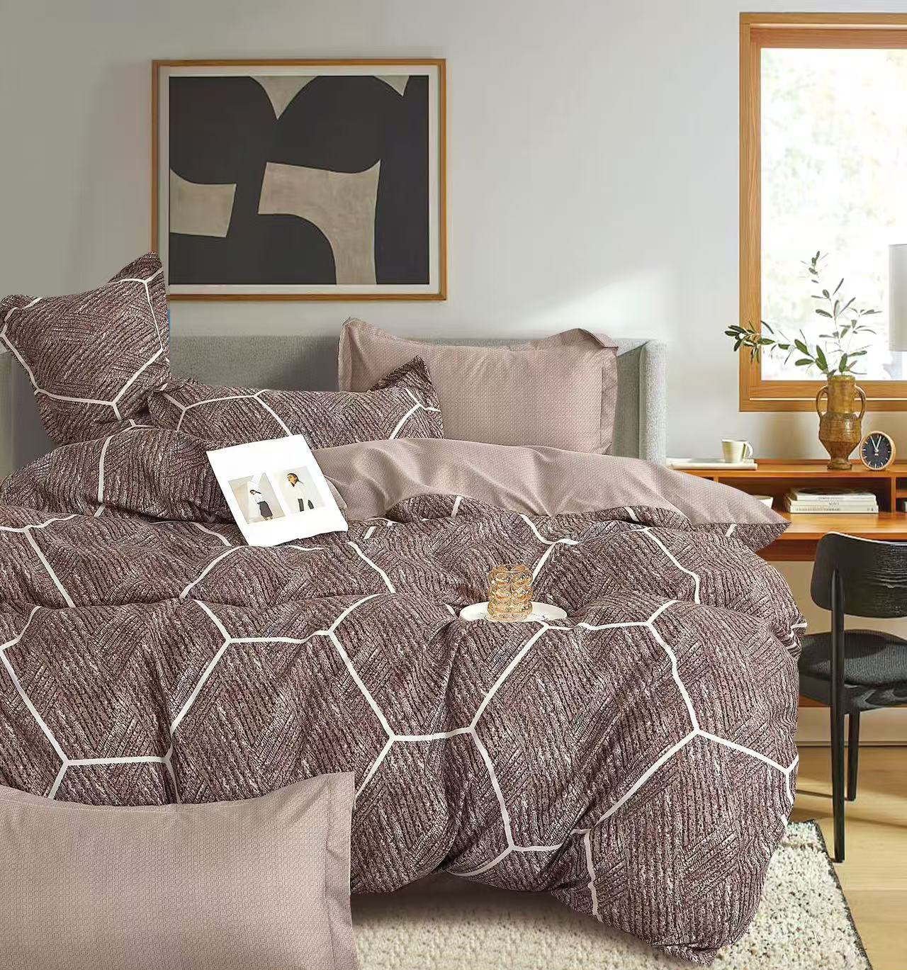 Постельное белье поплин люкс - Соты