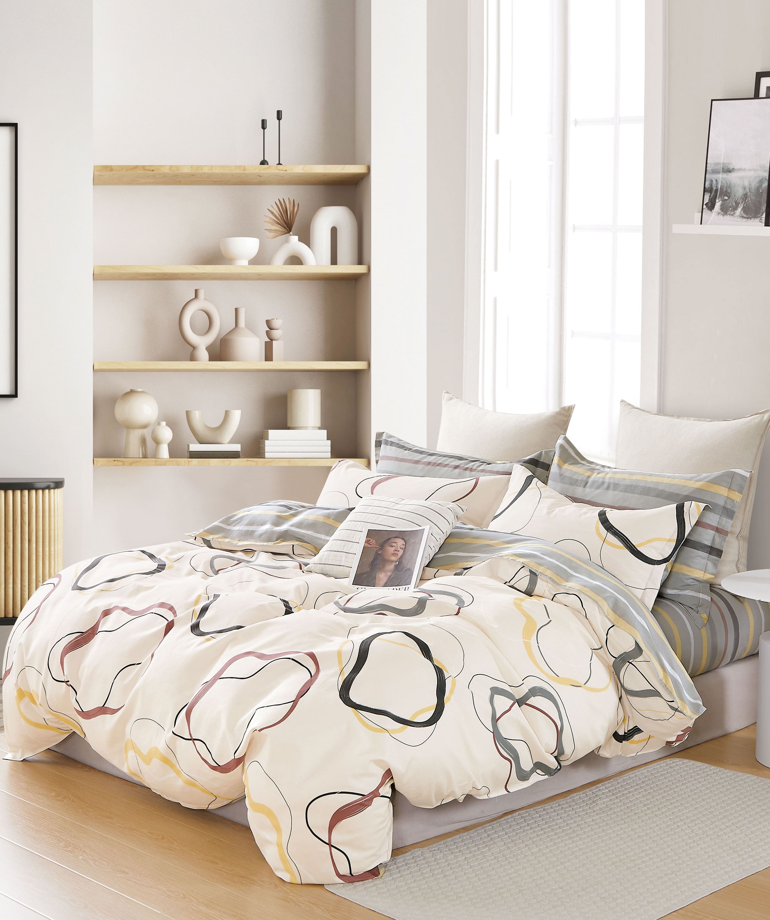 Постельное белье сатин элит на молнии - Графика