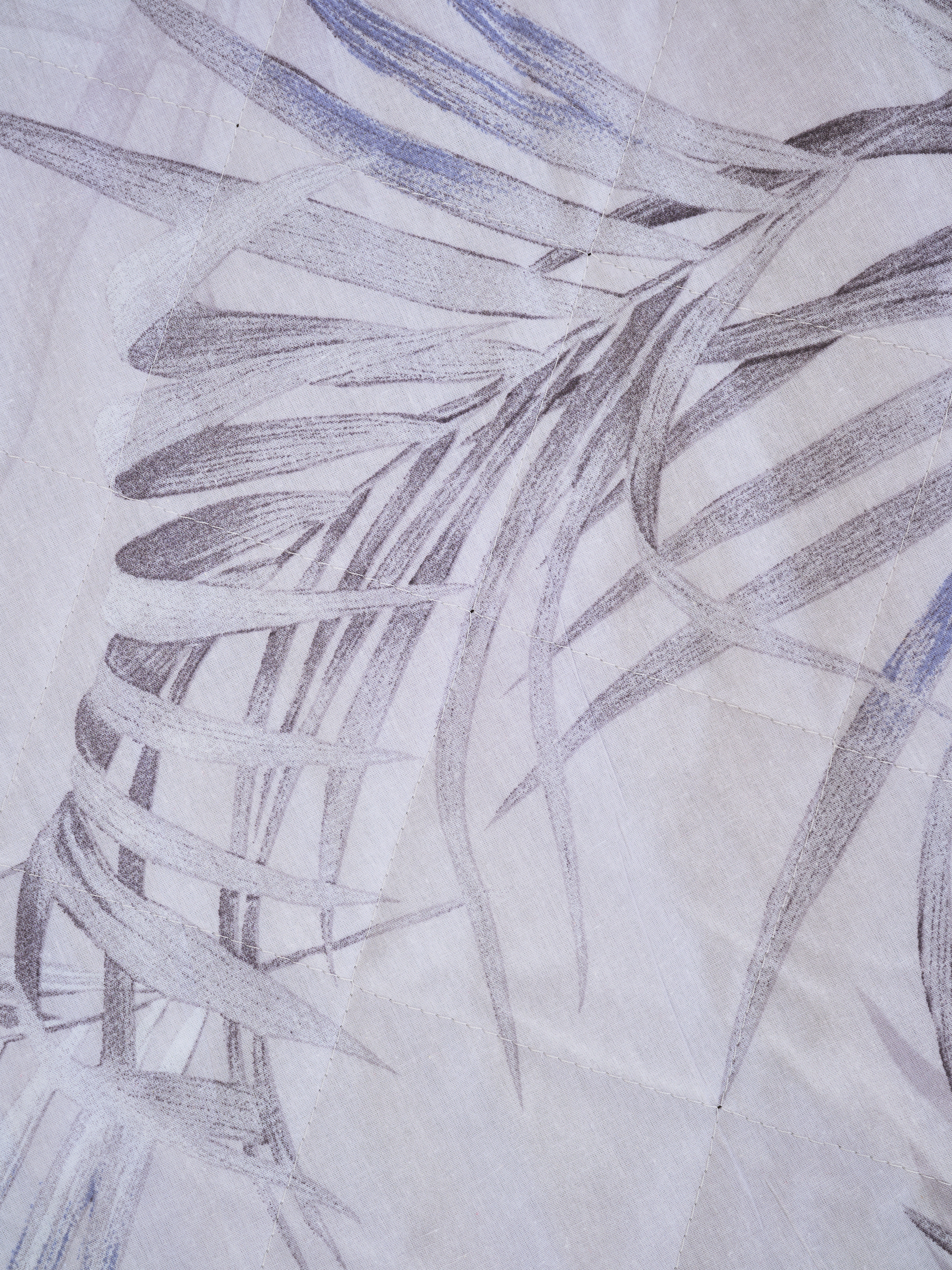 Постельное белье зима-лето из поплина с простыней на резинке - Ночная тишина