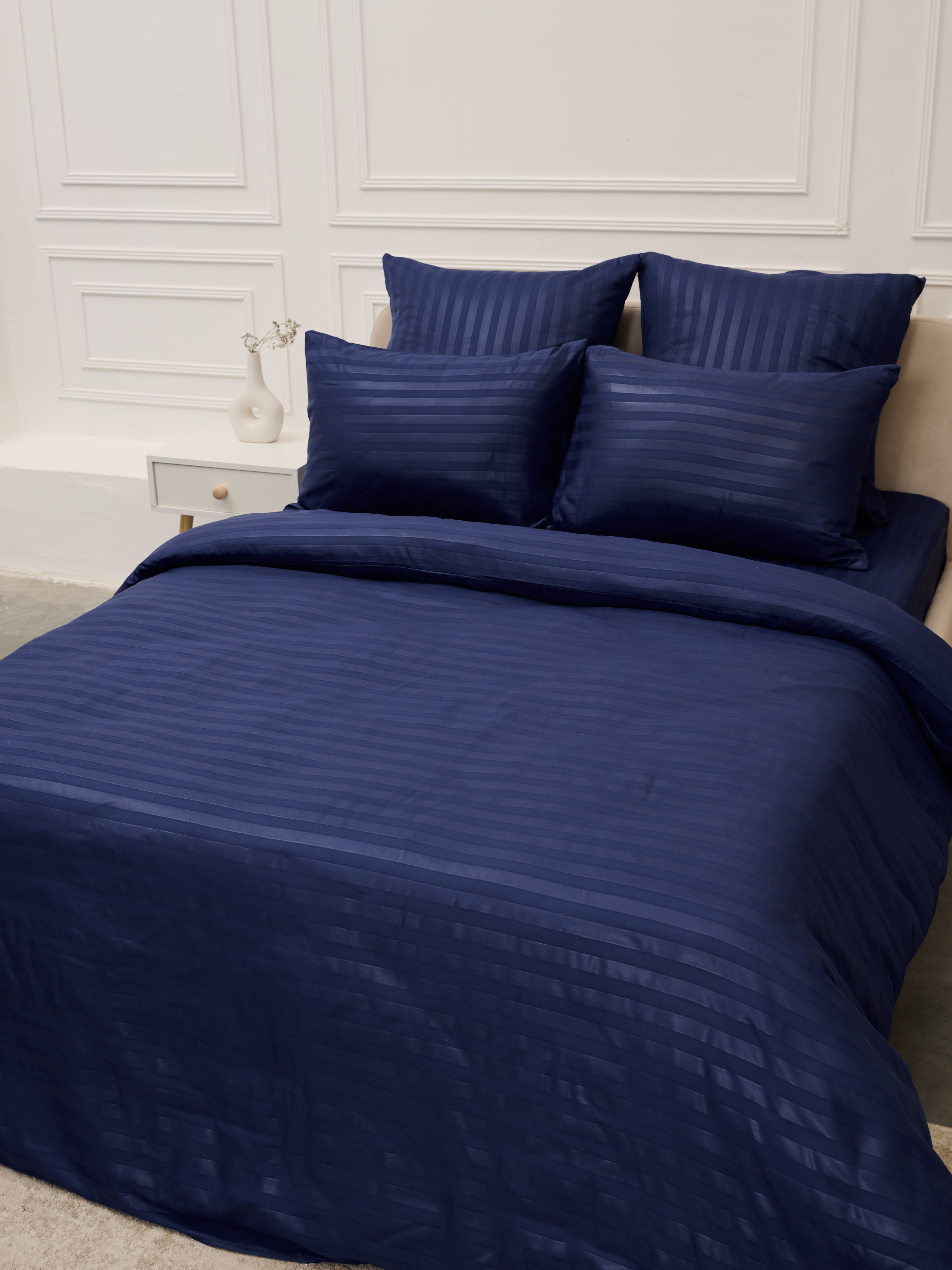 Пододеяльник Микрофибра Страйп - Синий