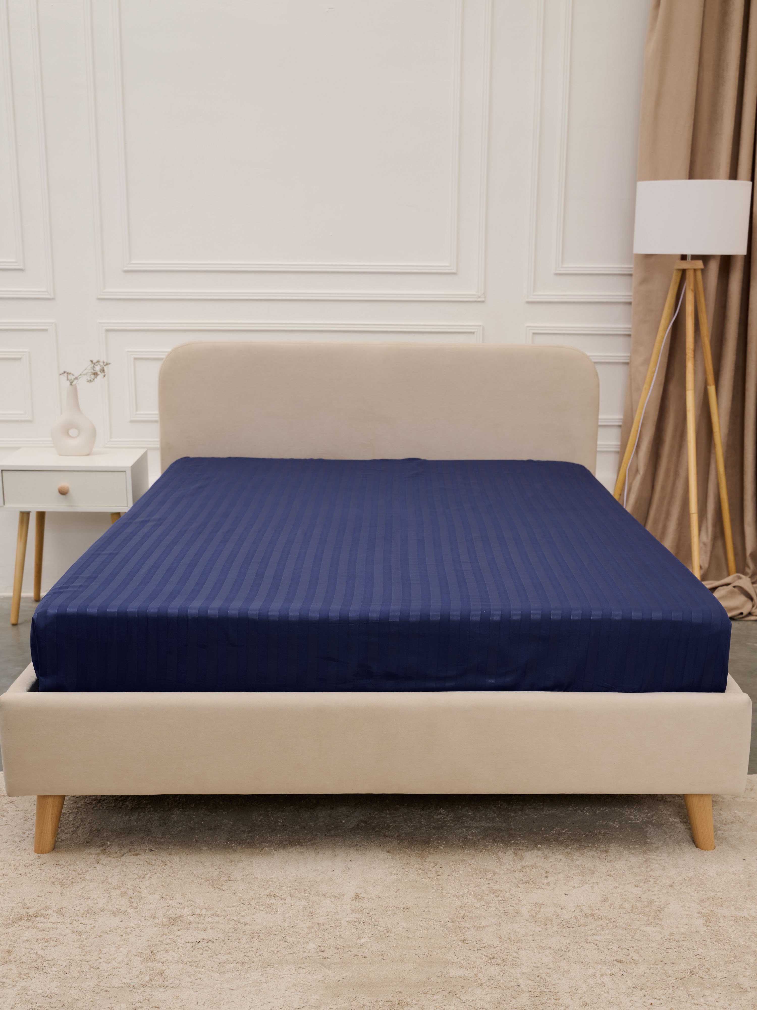 Простыня Микрофибра Страйп - Синий