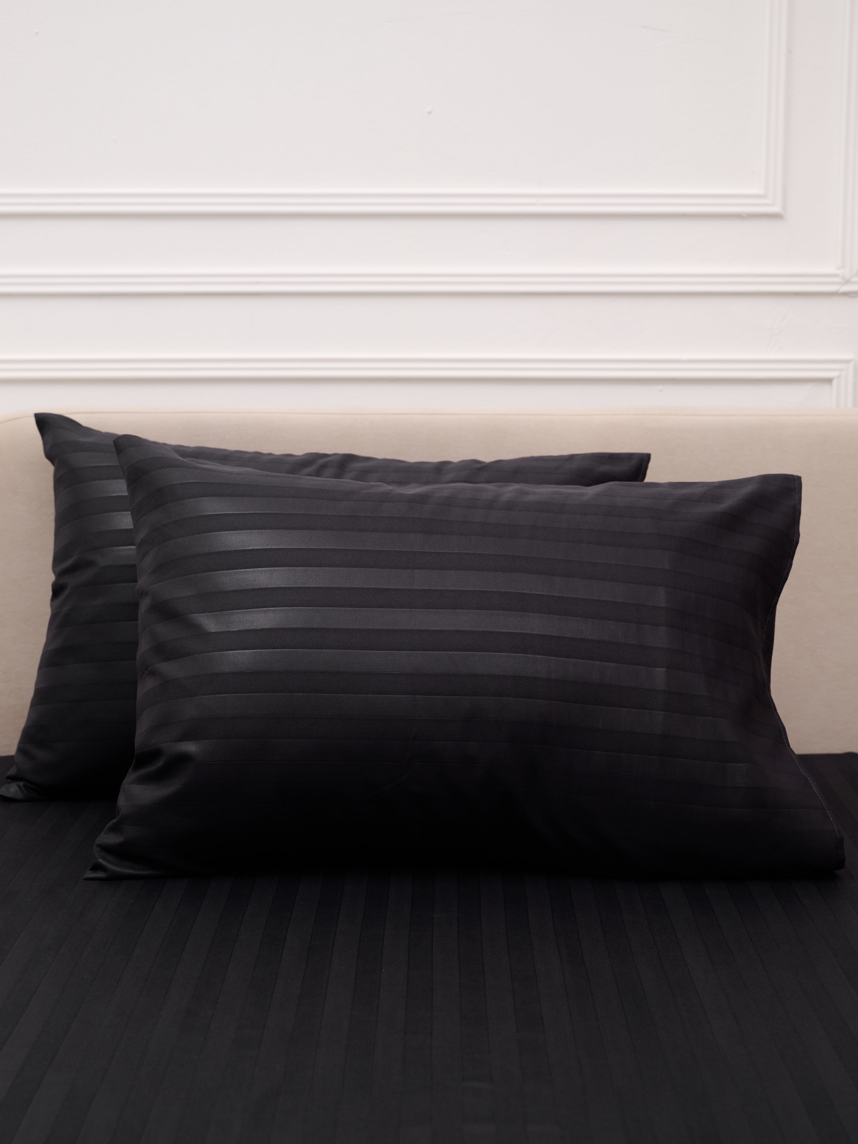 Комплект наволочек Микрофибра Страйп - Графит