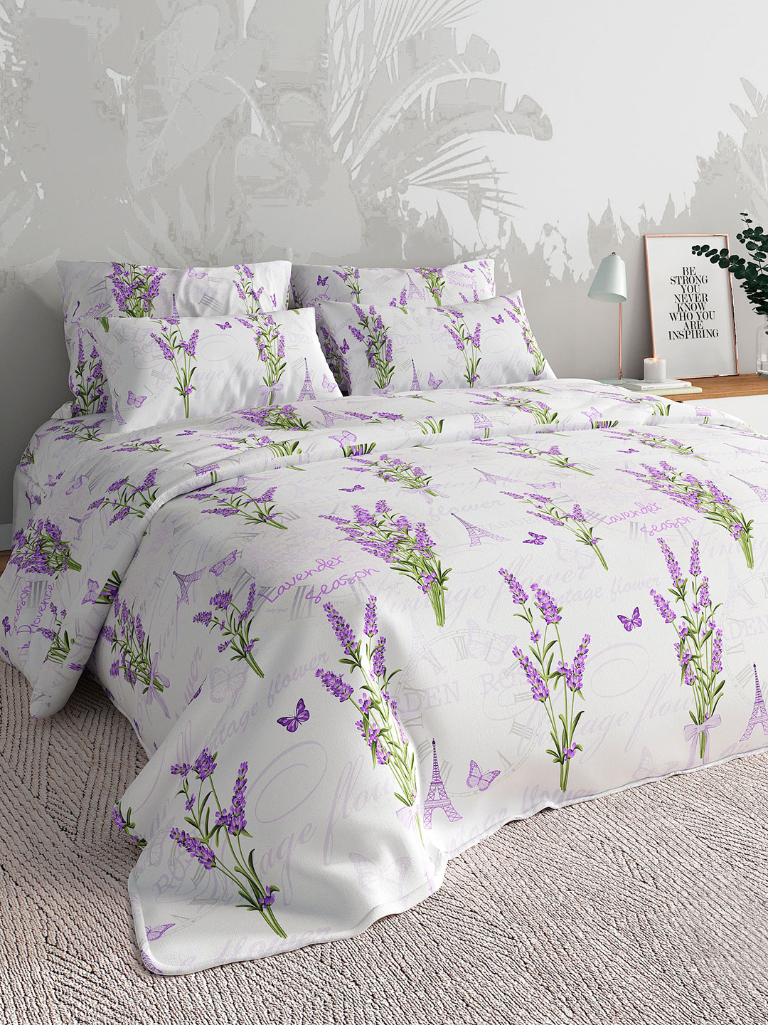 Постельное белье бязь премиум - Лаванда