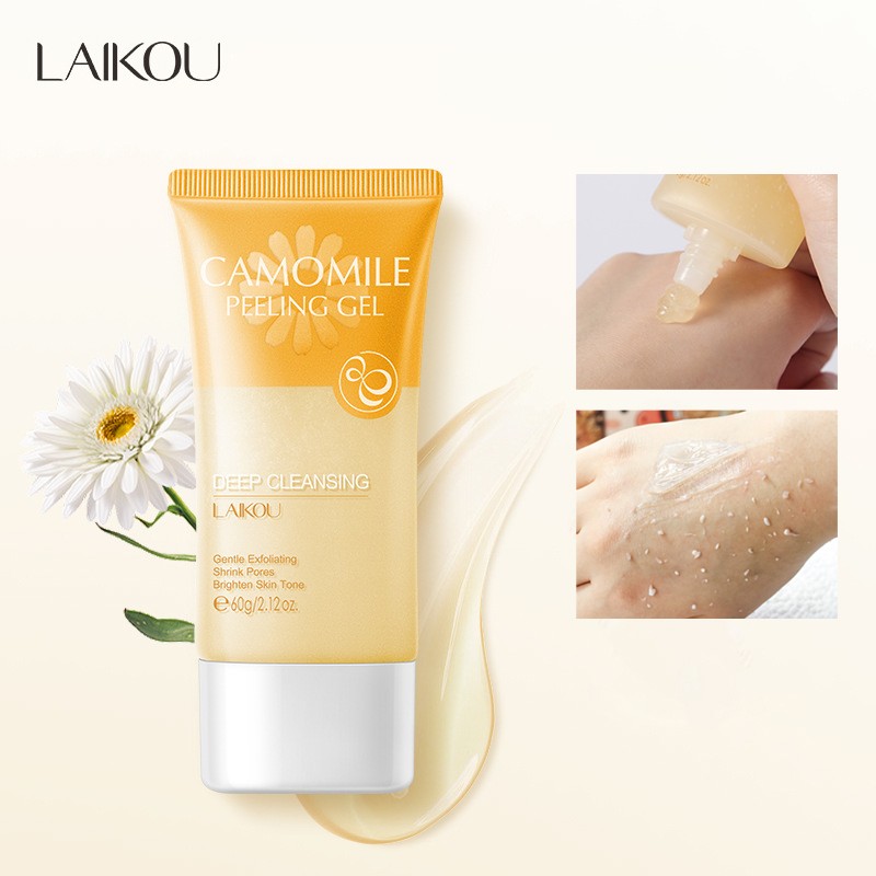 Пилинг-скатка для лица с ромашкой Laikou Camomile Peeling Gel, 60 гр.