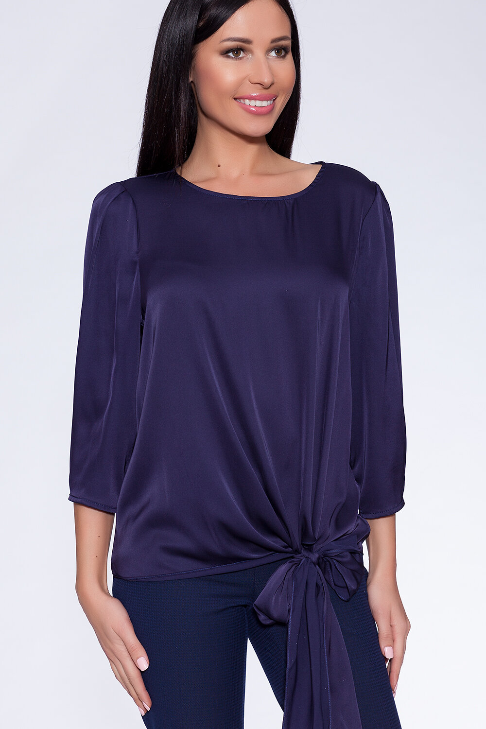 ст. цена1146руб.! VISERDI Блузка 1901-снн 218680Синий