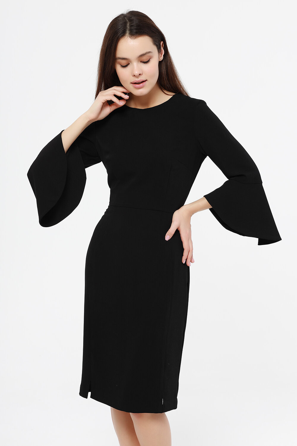 ст. цена1758руб.! VISERDI Платье 10177-чер 410980Черный