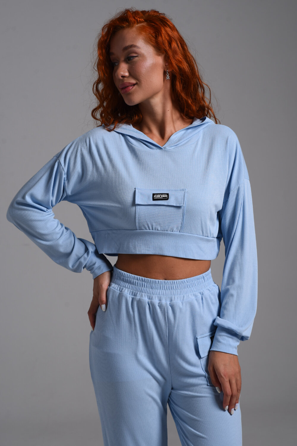 ст. цена894руб.! Натали Толстовка 67137голубой