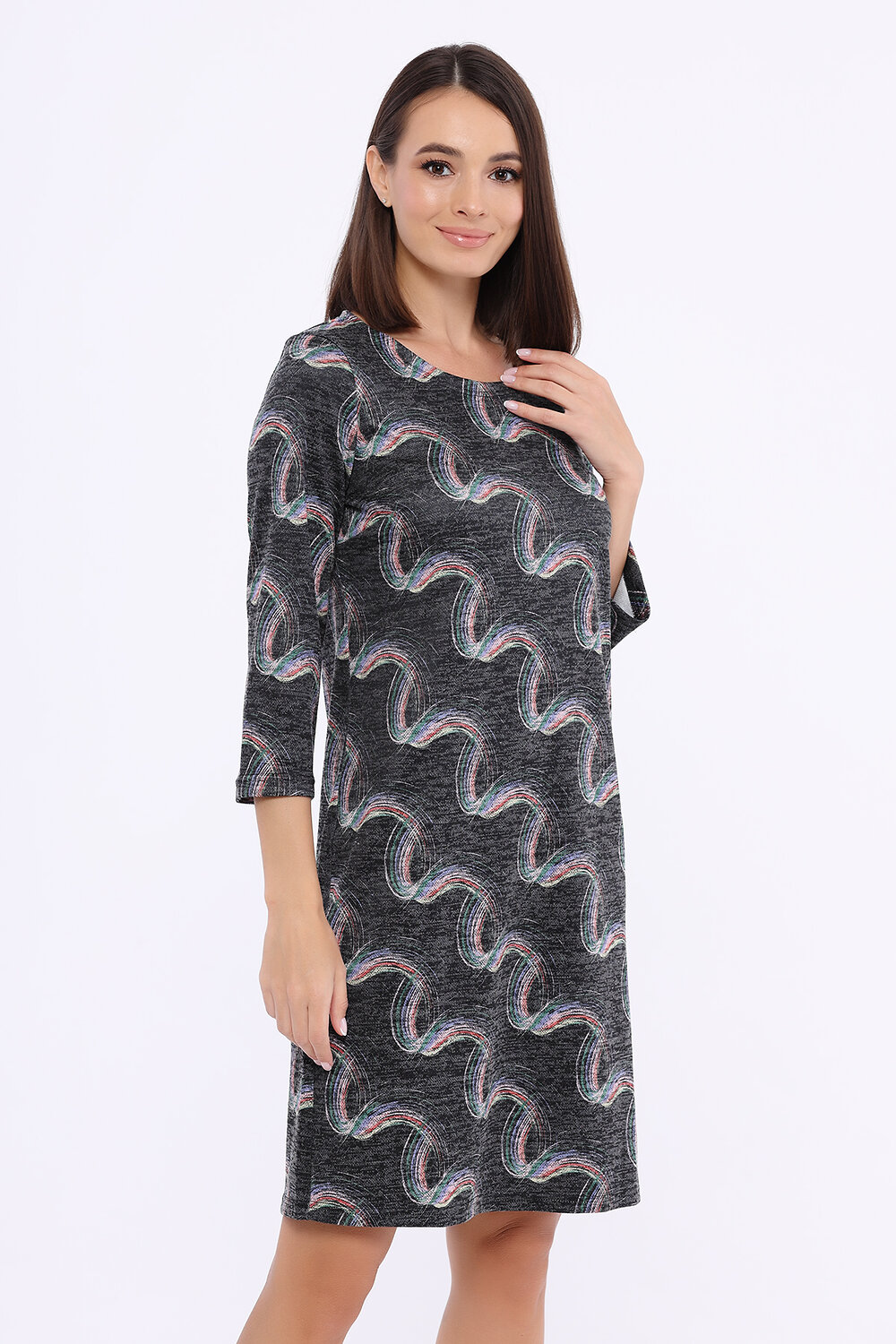 ст. цена1200руб.! VISERDI Платье 18301-ррз 311705серый