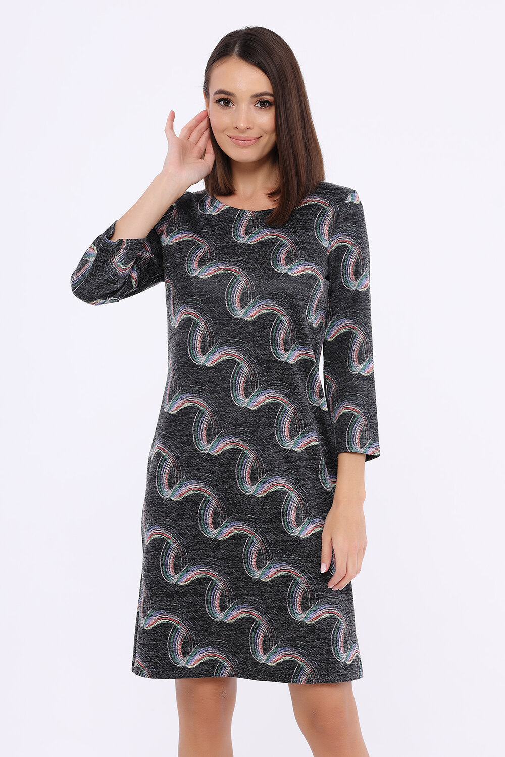 ст. цена1200руб.! VISERDI Платье 18301-ррз 311705серый