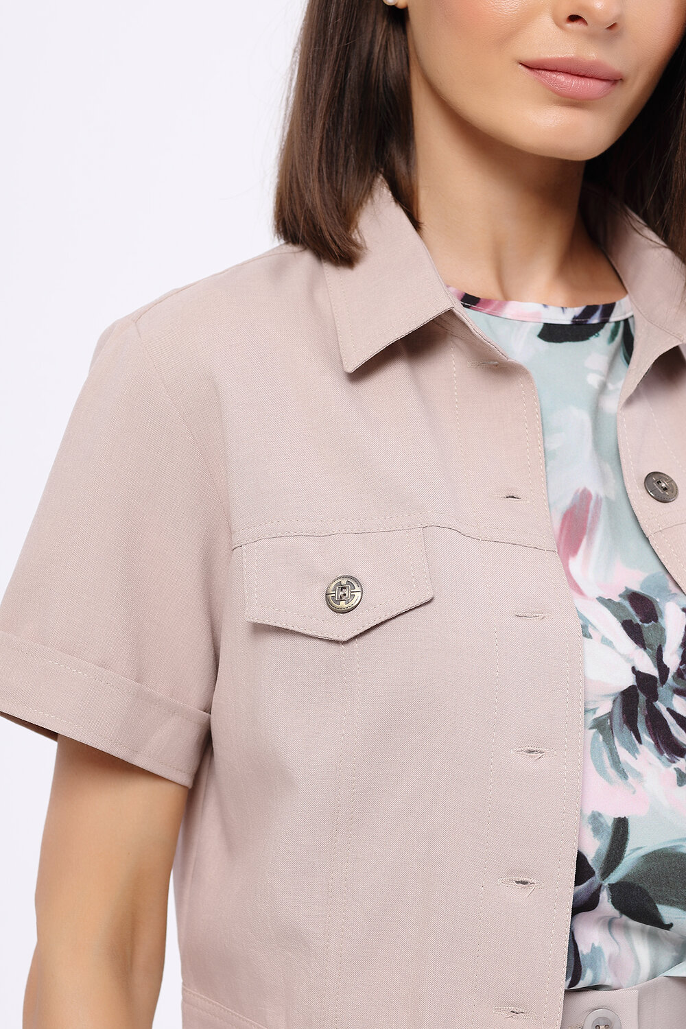 ст. цена1296руб.! VISERDI Жакет 1690-бежж 641730бежевый