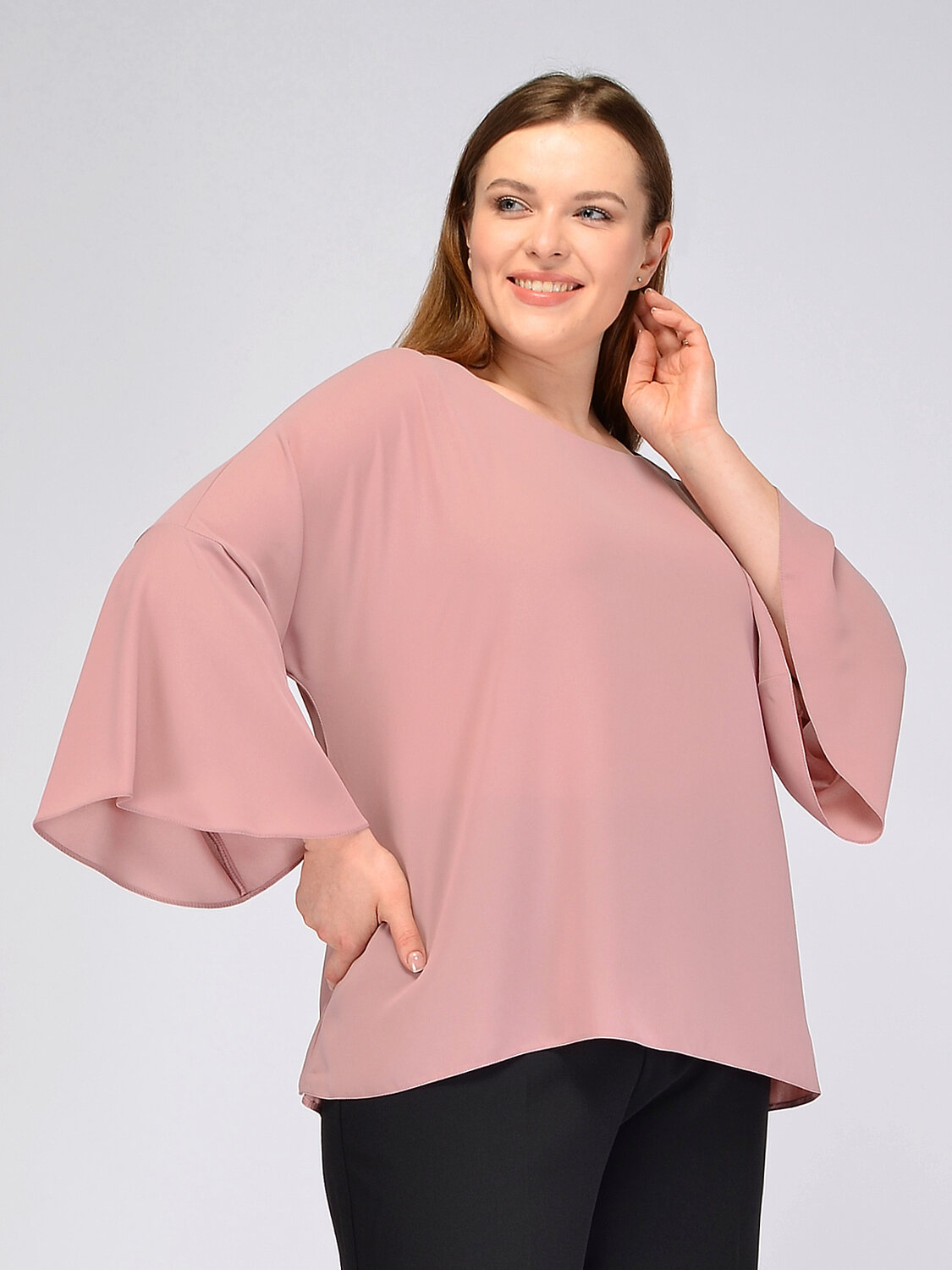 ст. цена1794руб.! VISERDI Блузка 10261-схр 111850сухая роза