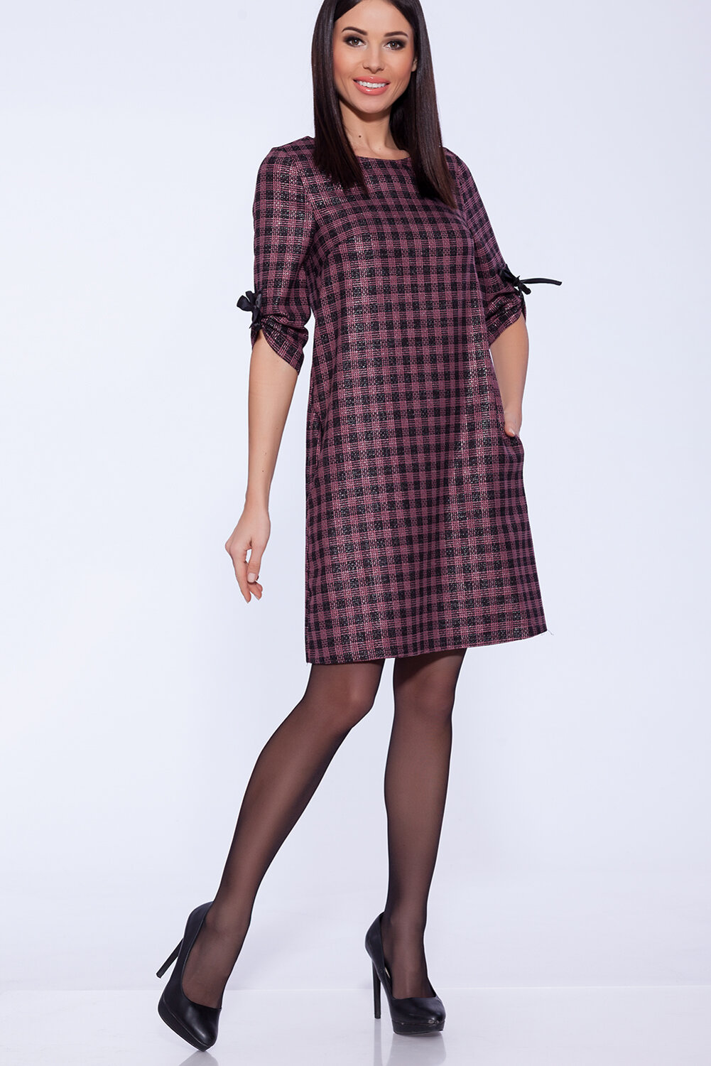 ст. цена1830руб.! VISERDI Платье 1962-ркл 419795Бордовый