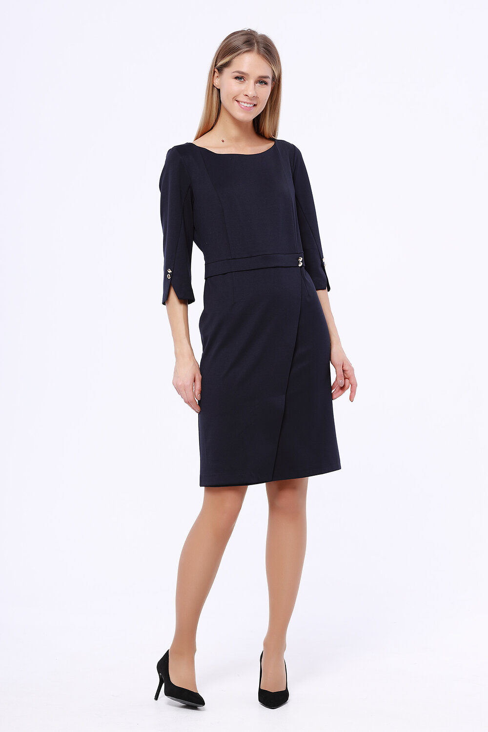 ст. цена1788руб.! VISERDI Платье 10086-тсн 419870Темно-синий