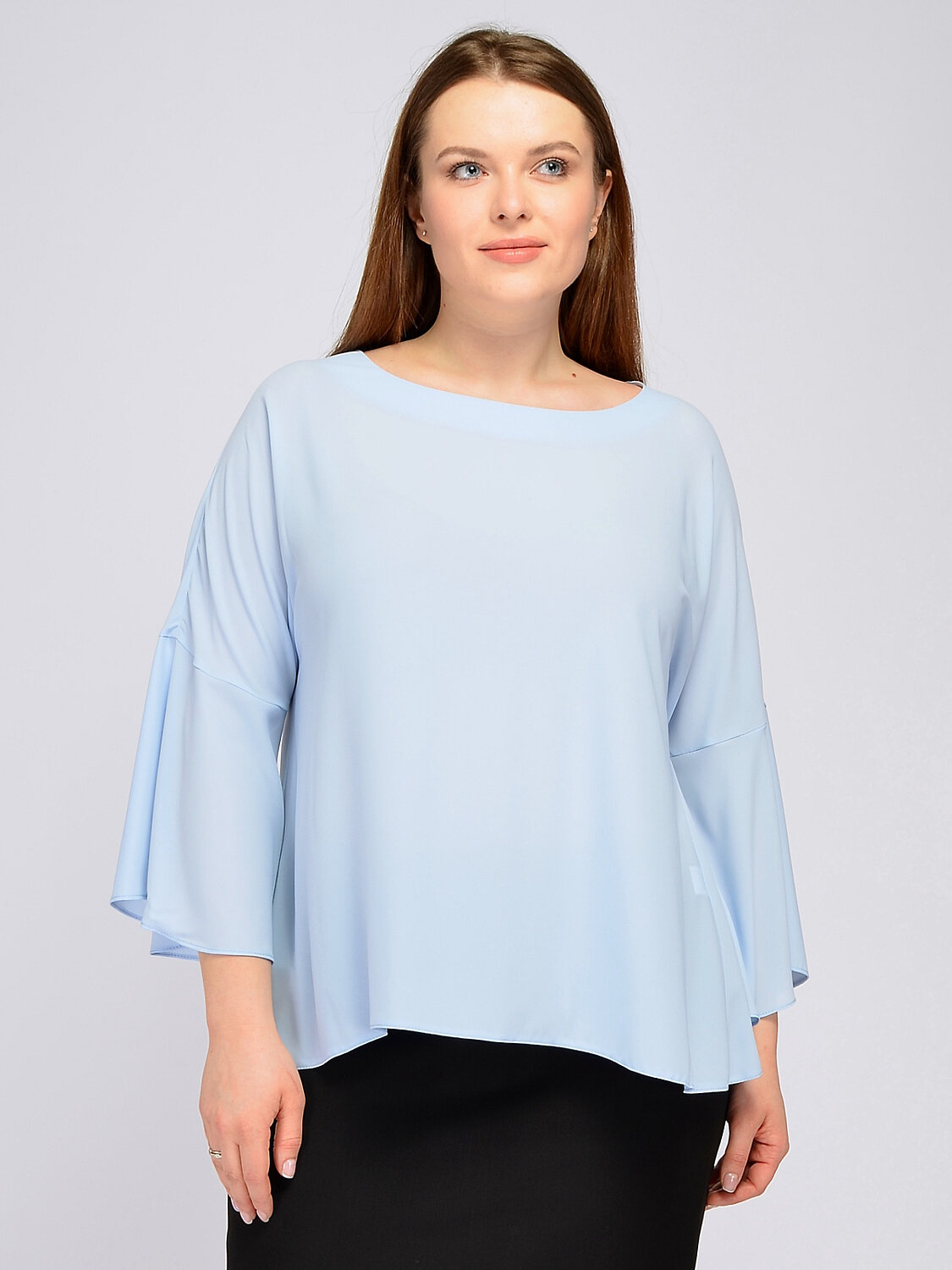 ст. цена1794руб.! VISERDI Блузка 10261-гол 111850голубой