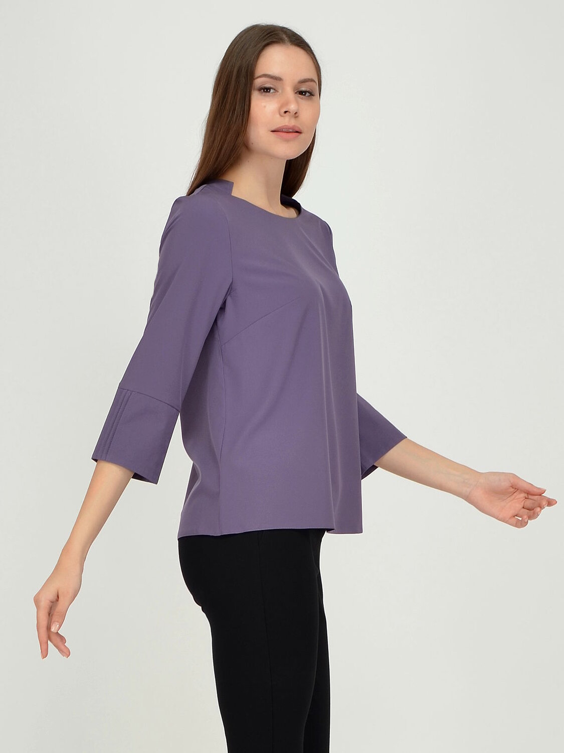 ст. цена1092руб.! VISERDI Блузка 10037-флт 250560Фиолетовый