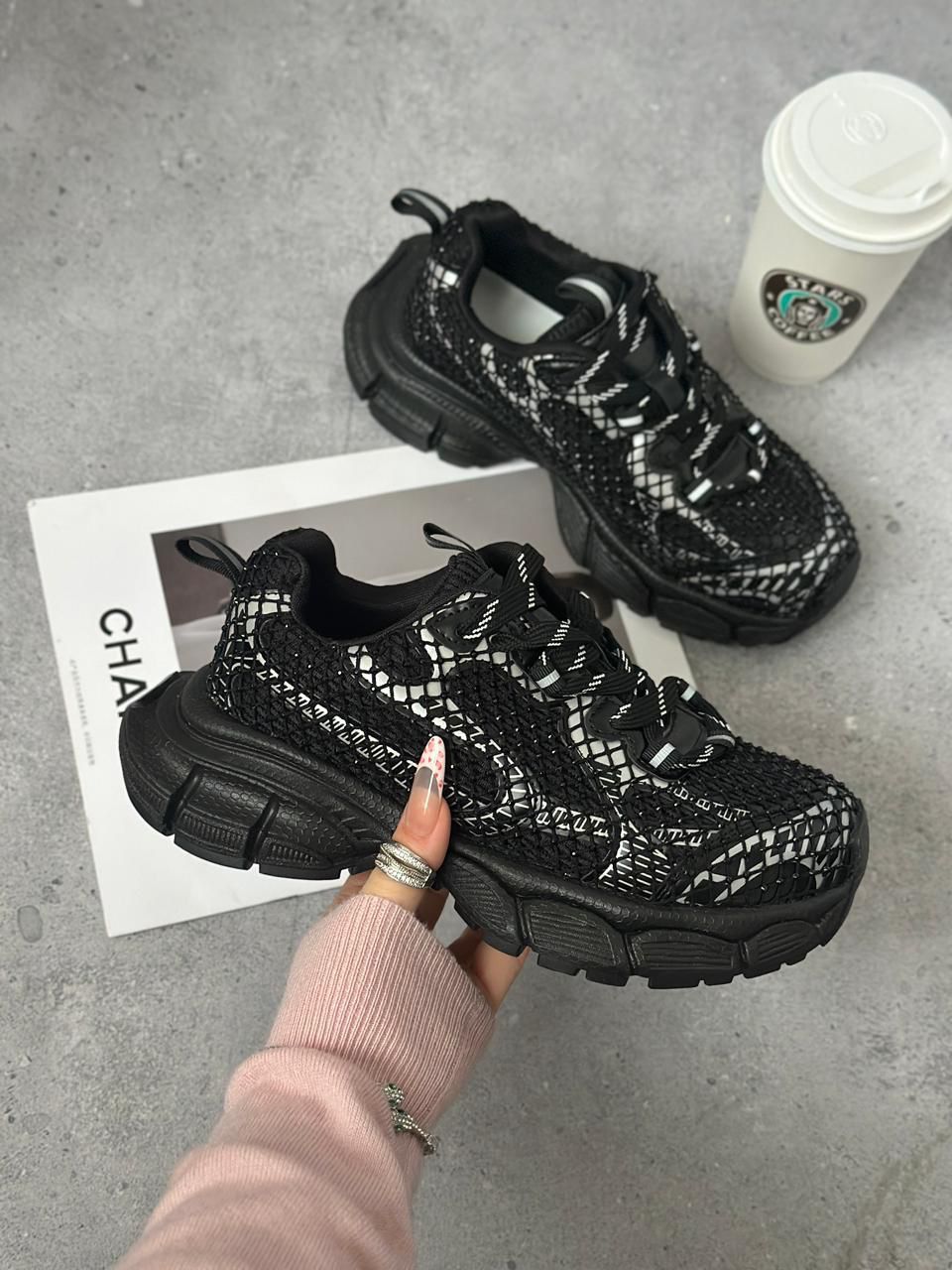 Кроссовки женские, код 6838182