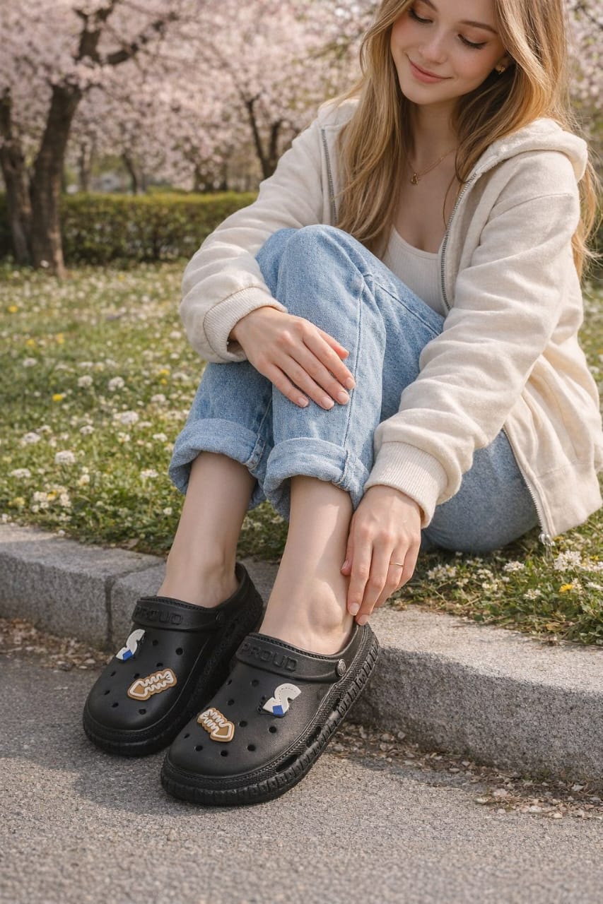 Кроксы женские, код 6838537