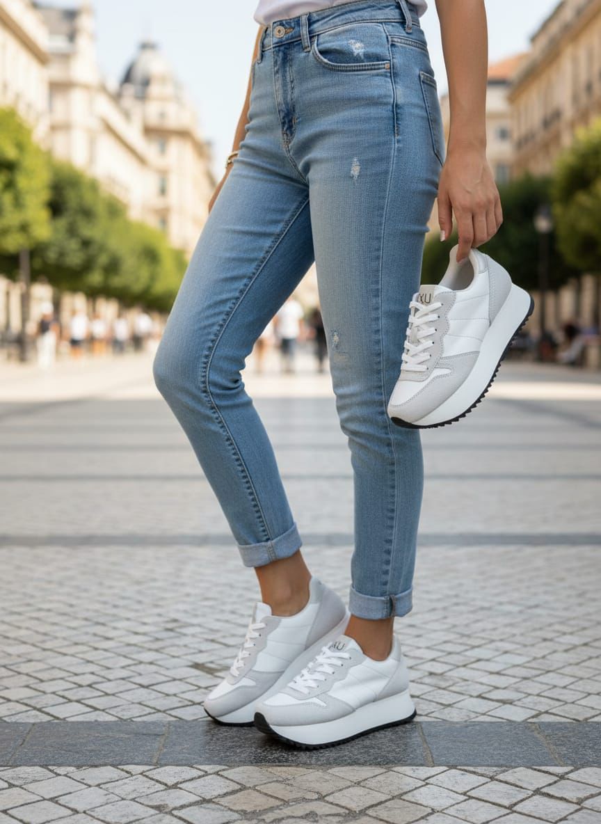 Кроссовки женские, код 2588920