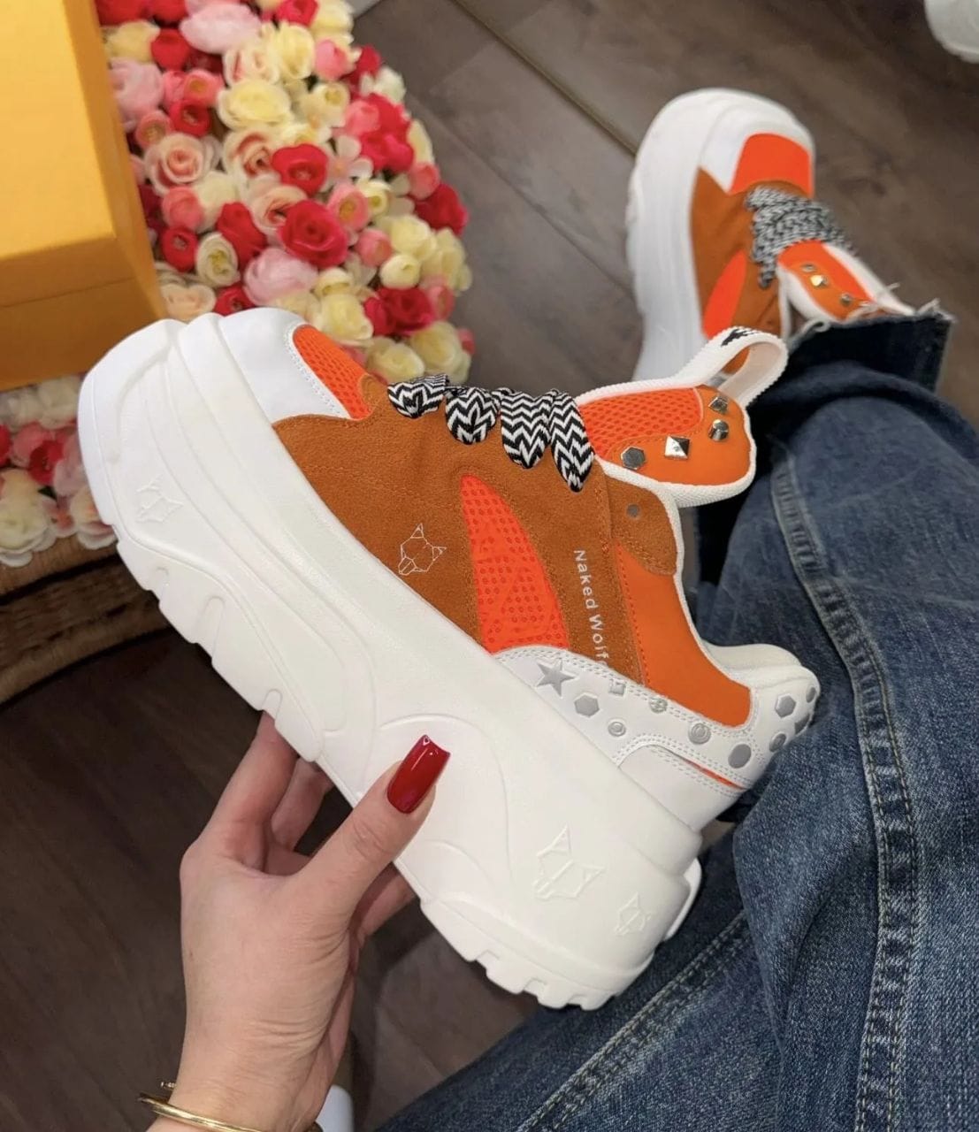 Кроссовки женские, код 2588810