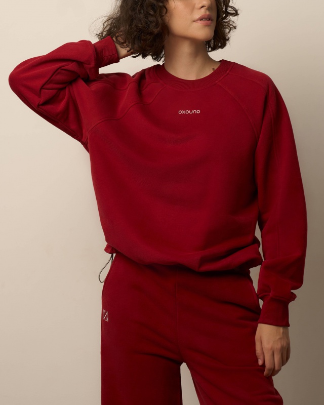 Свитшот:жен. МОДЕЛЬ 34 Гранат