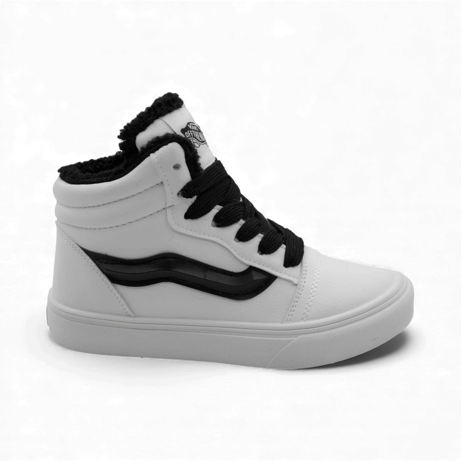 Кроссовки на меху 6687-3 белые