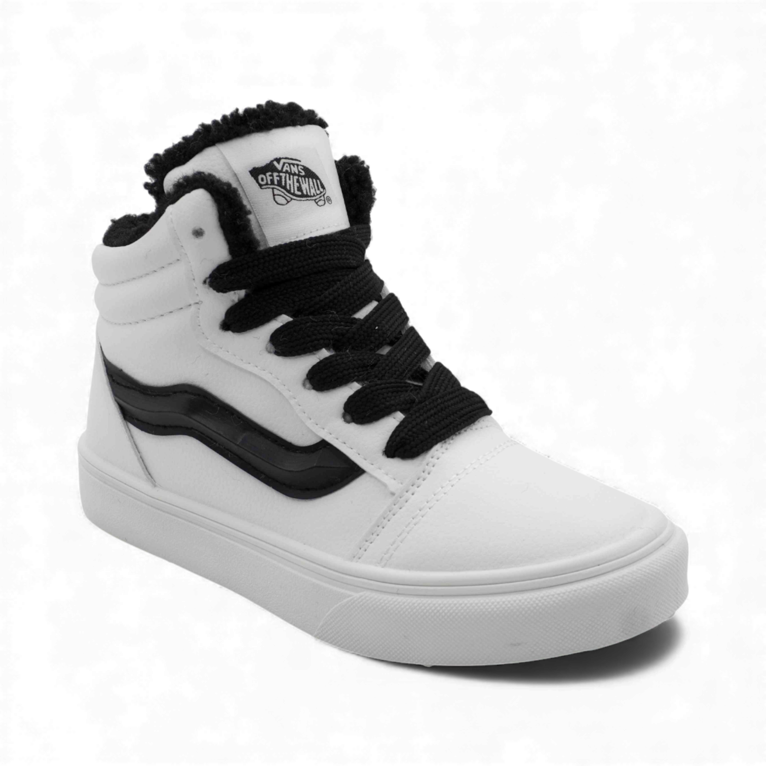 Кроссовки на меху 6687-3 белые