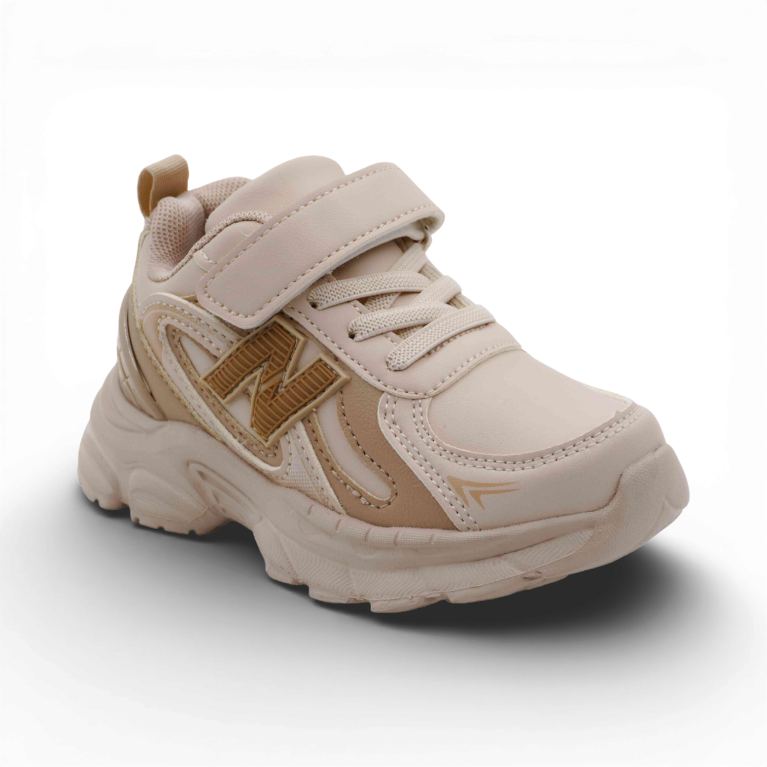 Кроссовки А879-11 бежевые