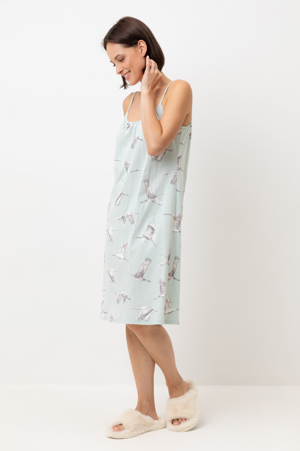 ст. цена1288руб.! Trikozza Сорочка Е 10053голубой