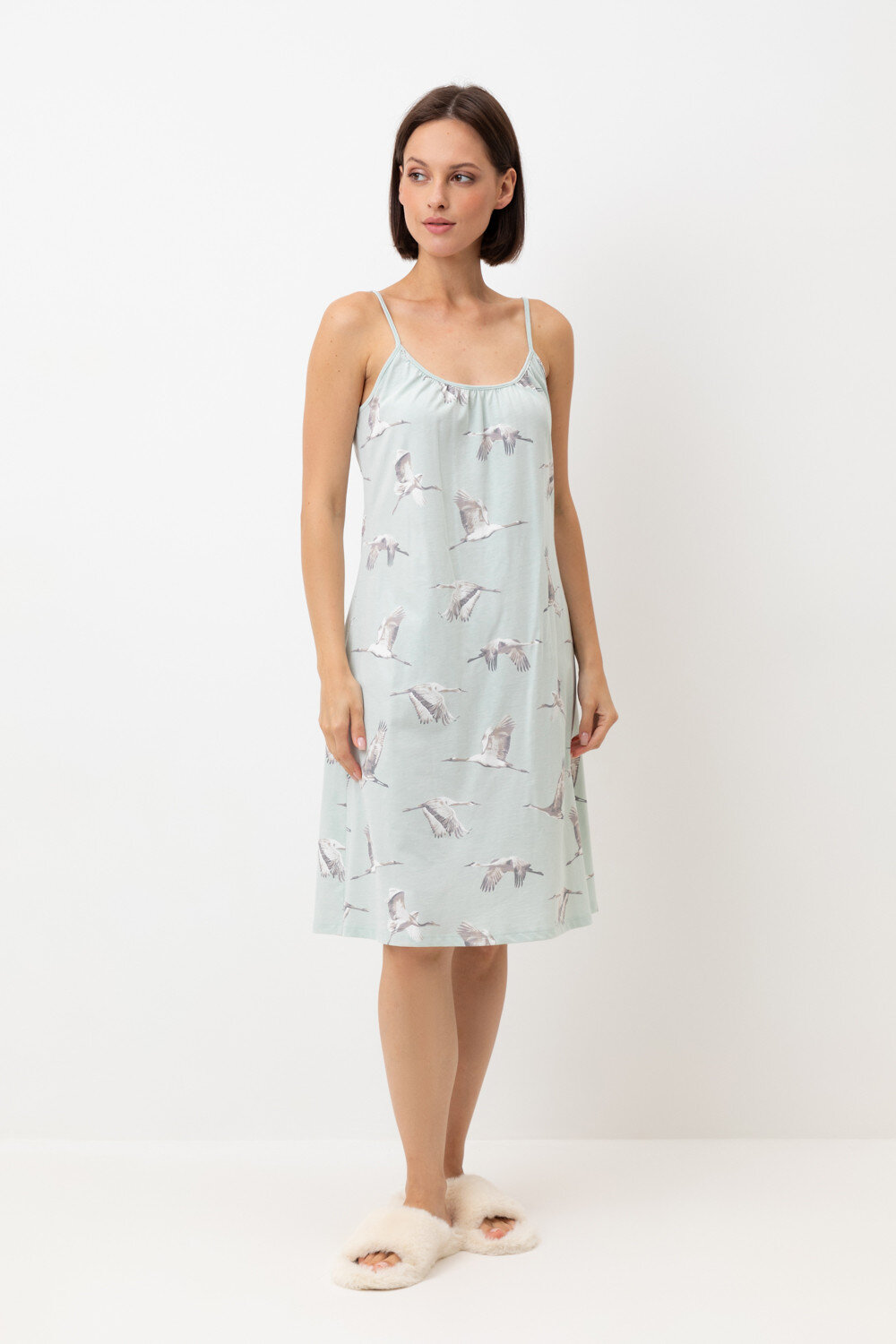 ст. цена1288руб.! Trikozza Сорочка Е 10053голубой