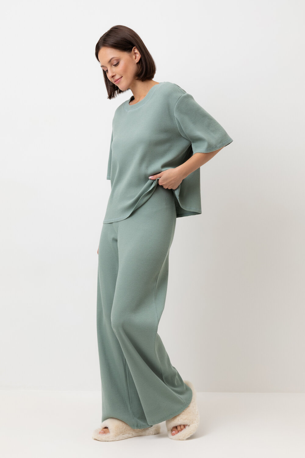 ст. цена2465руб.! Trikozza Пижама Е 20150сухой зеленый